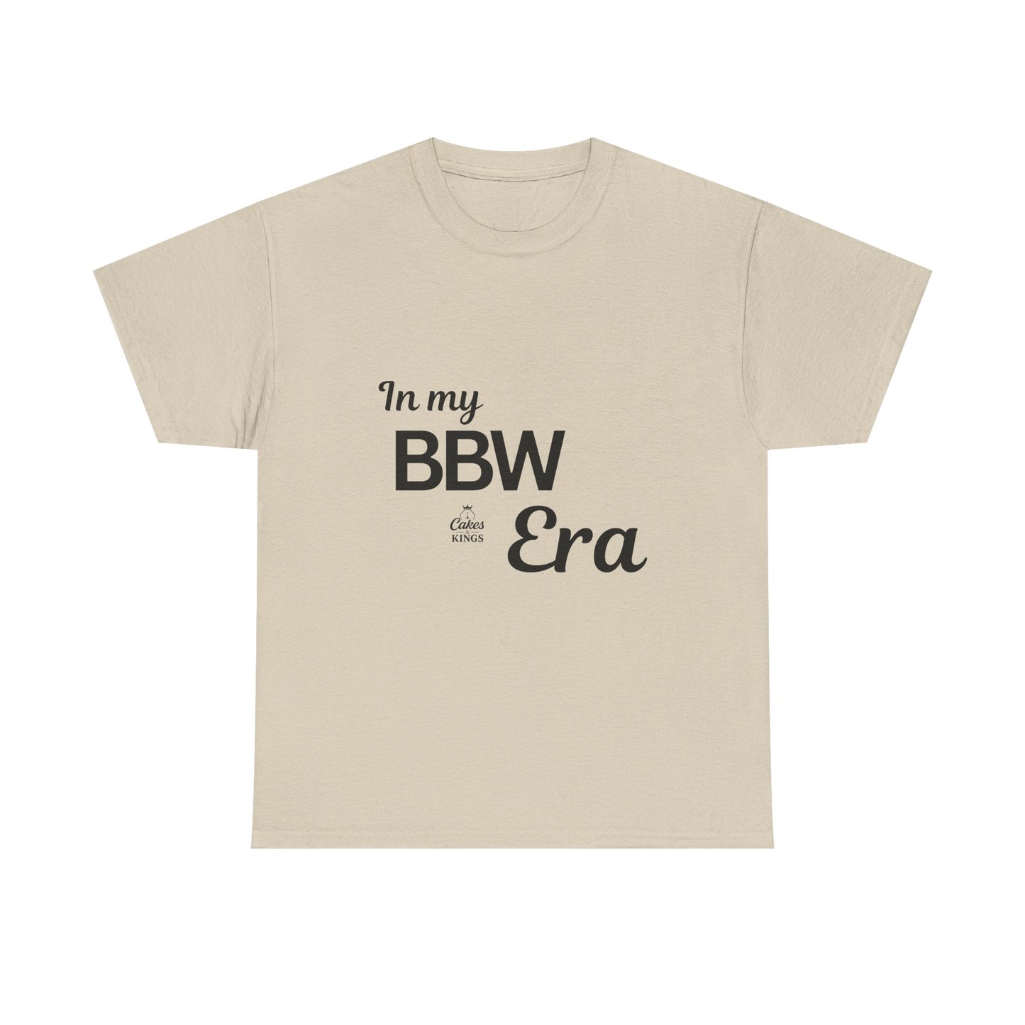 Unisex Cotton Tee - 'In my BBW Era' Shirt, Casual Fashion, Plus Size Apparel, Gift for Body Positivity, Trendy Outfit