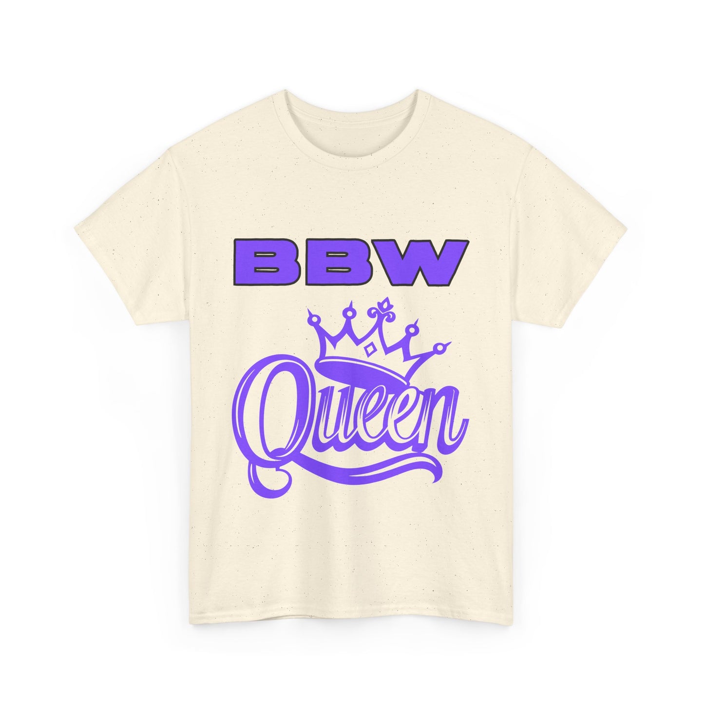 BBW Queen Unisex Heavy Cotton Tee, Birthday Gifts, Casual Wear, Everyday Comfort