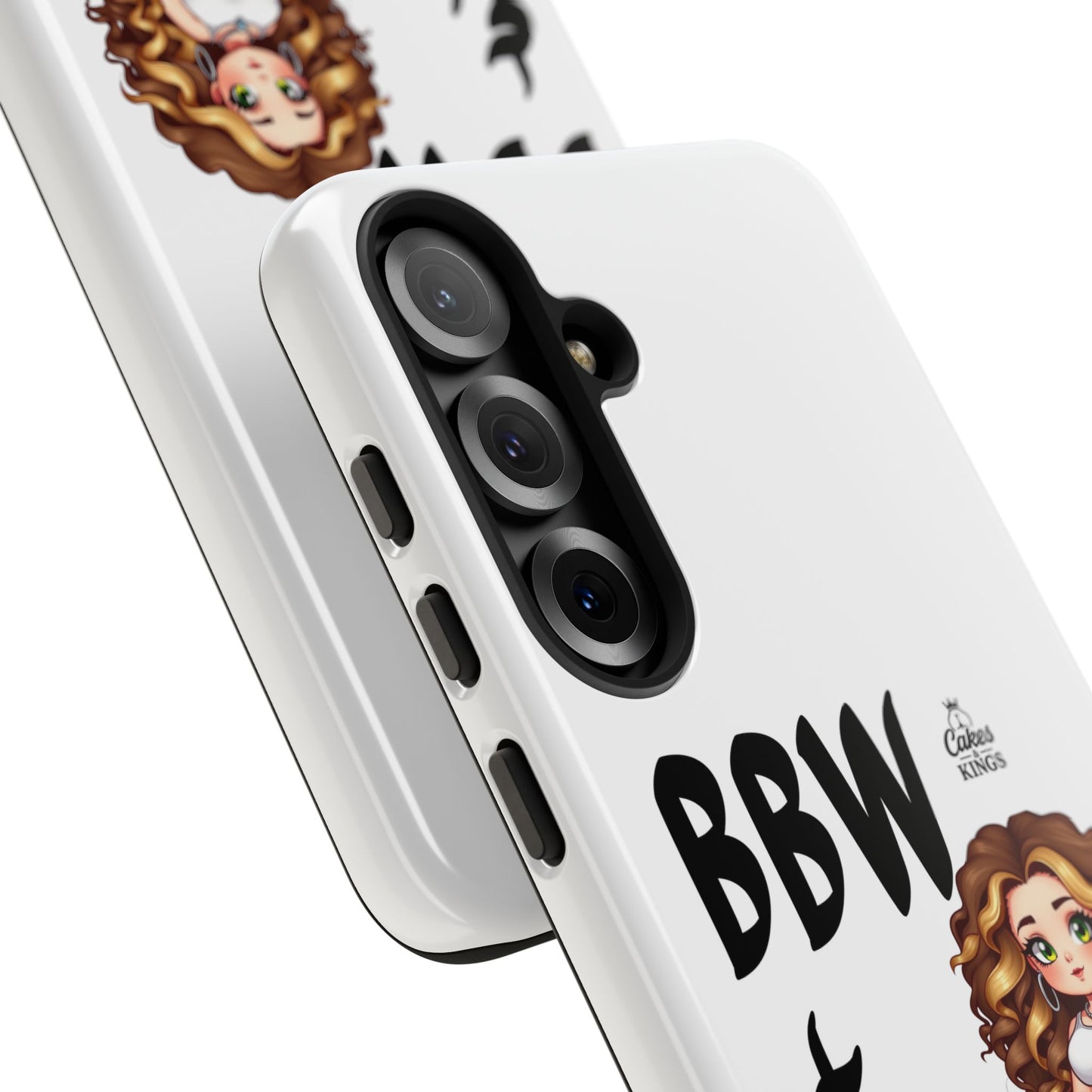 BBW & Bougie Phone Case, Cute Phone Cover for Plus Size Empowerment, Fun Gift for Friends, Motivational Case for Holidays