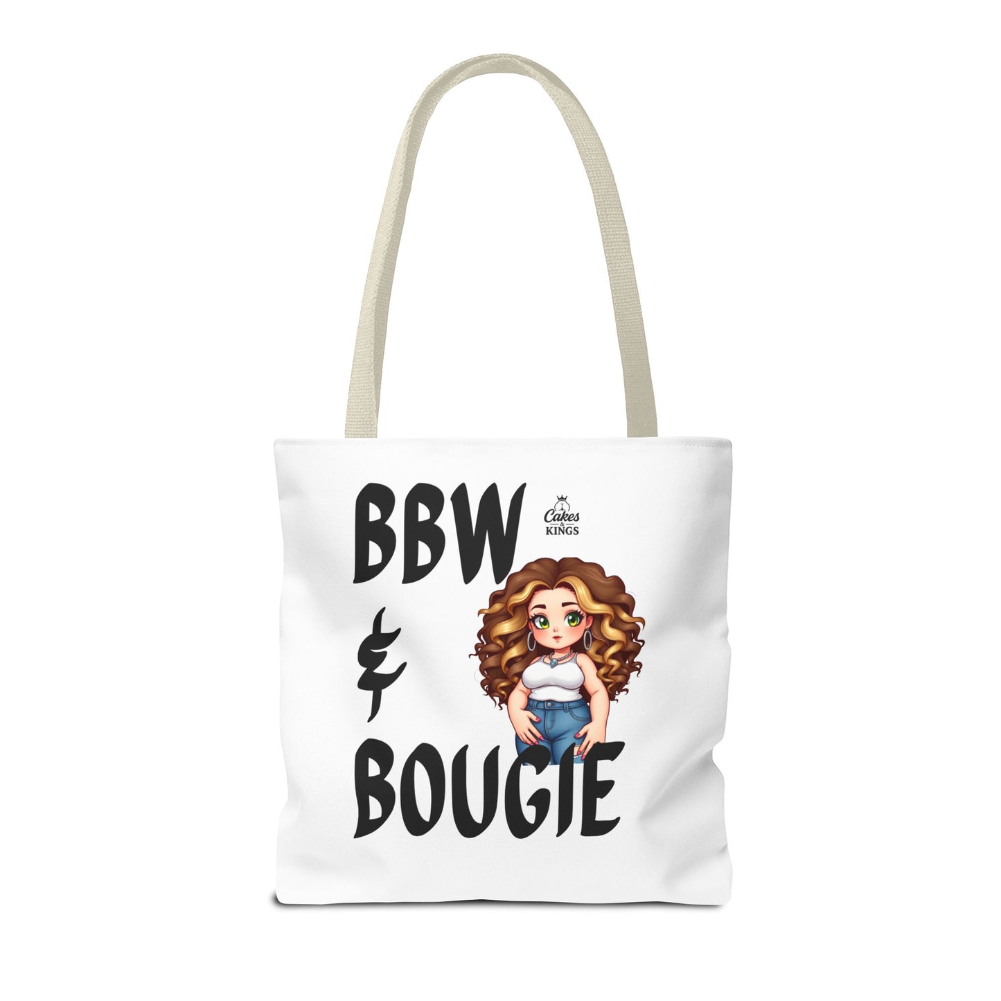 Chic BBW & Bougie Tote Bag for Everyday Use, Stylish Shopping, Gift for Her, Fashion Accessory, Cute Graphic Bag
