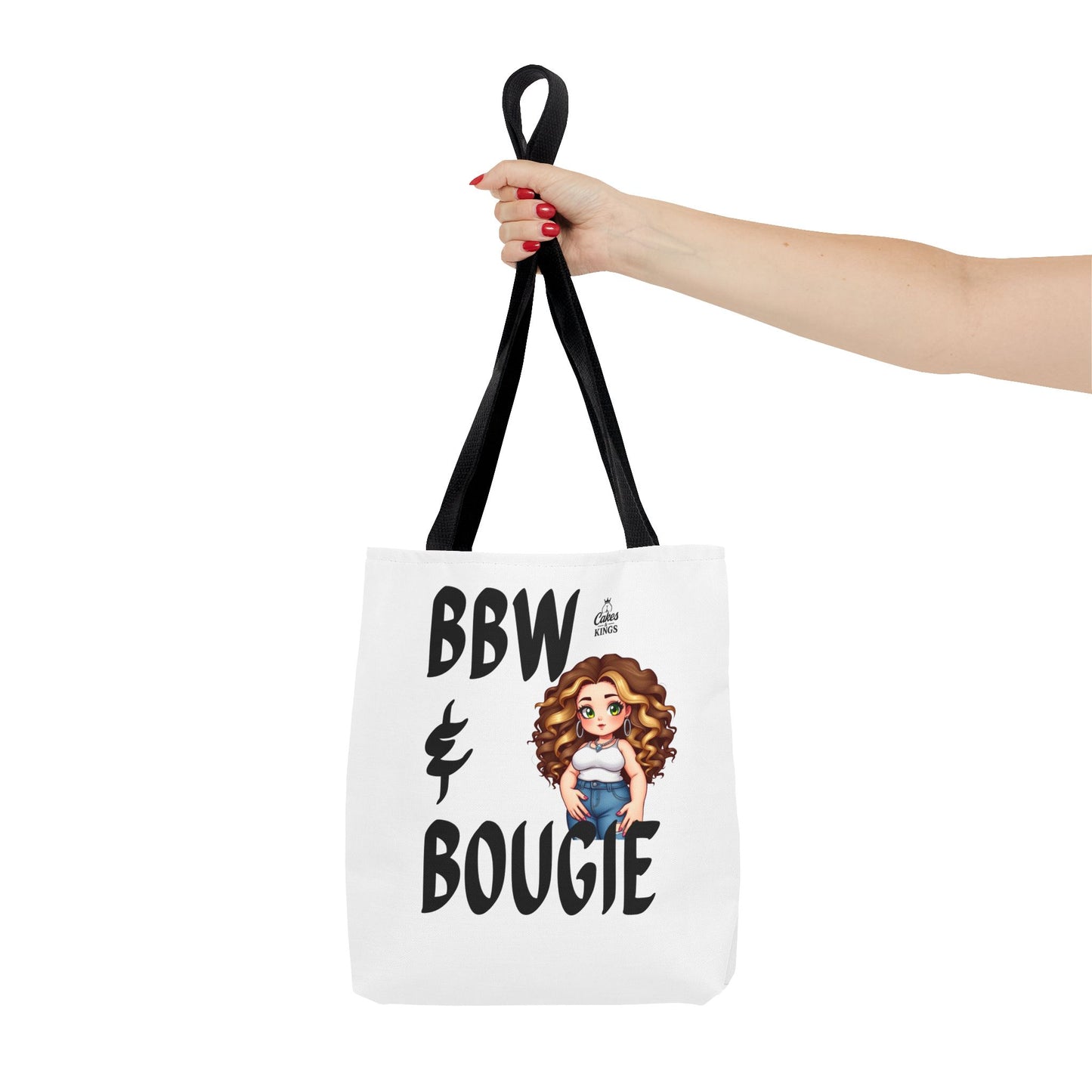 Chic BBW & Bougie Tote Bag for Everyday Use, Stylish Shopping, Gift for Her, Fashion Accessory, Cute Graphic Bag