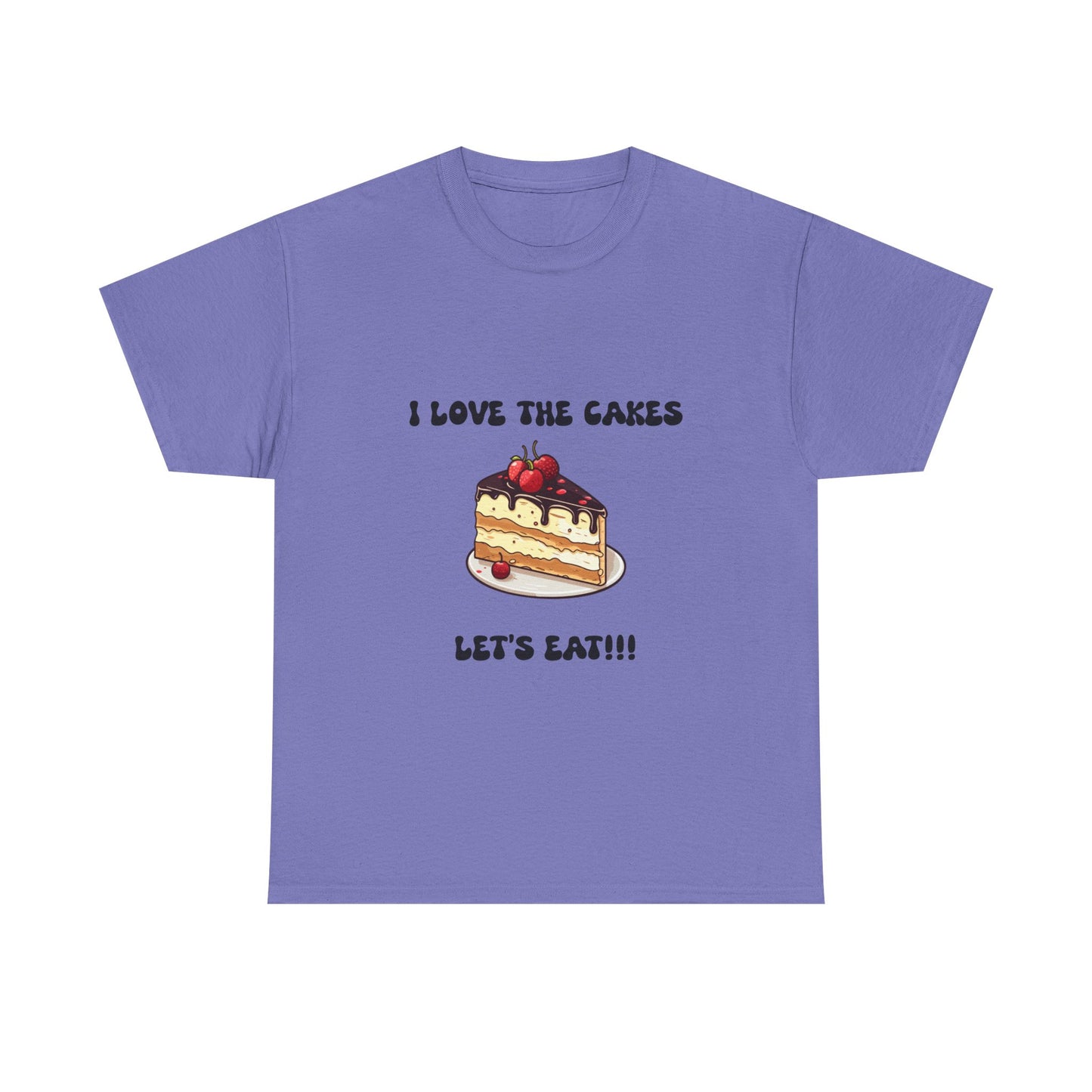 I Love the Cakes Unisex Heavy Cotton Tee | Funny Foodie Shirt, BBW Lover