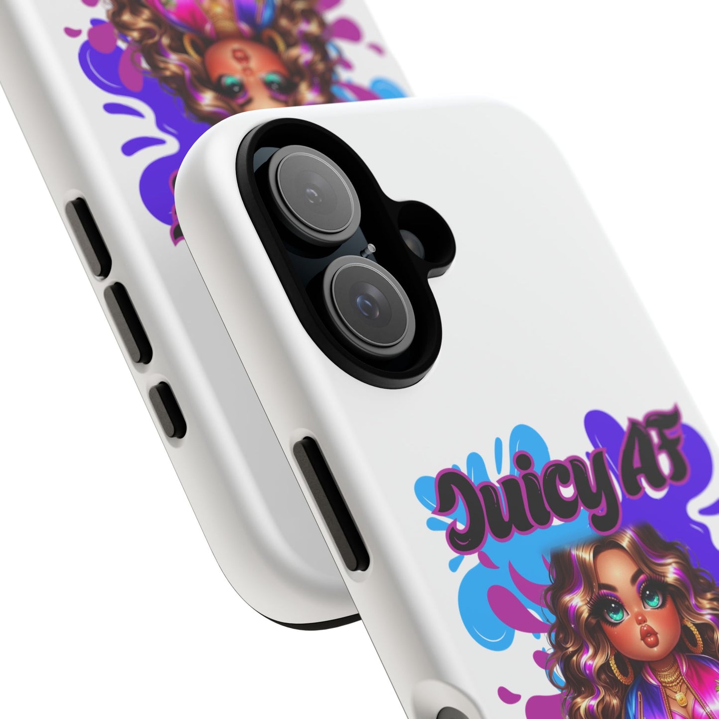Juicy AF Phone Case, Trendy Phone Cover, Stylish Smartphone Accessory, Unique Gift for Her, Fun Pop Art Case