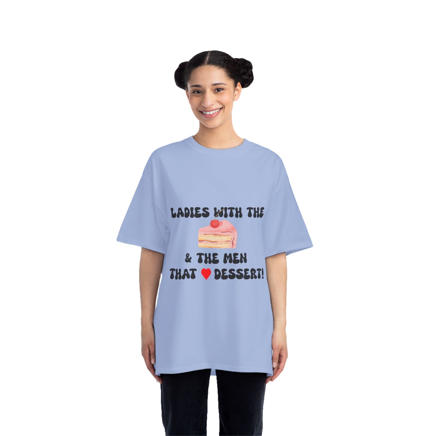 Love the Cakes T-Shirt | Curvy Women, BBW T-Shirt, Cute Casual Wear | Birthday Gift