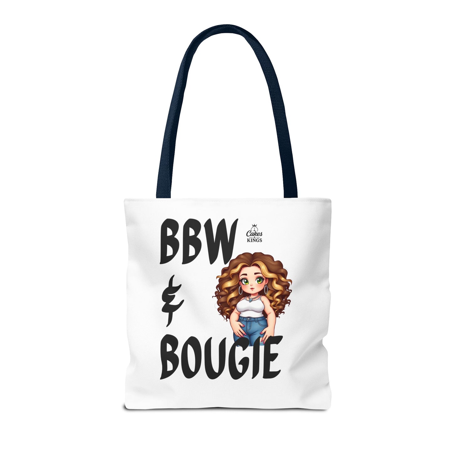 Chic BBW & Bougie Tote Bag for Everyday Use, Stylish Shopping, Gift for Her, Fashion Accessory, Cute Graphic Bag