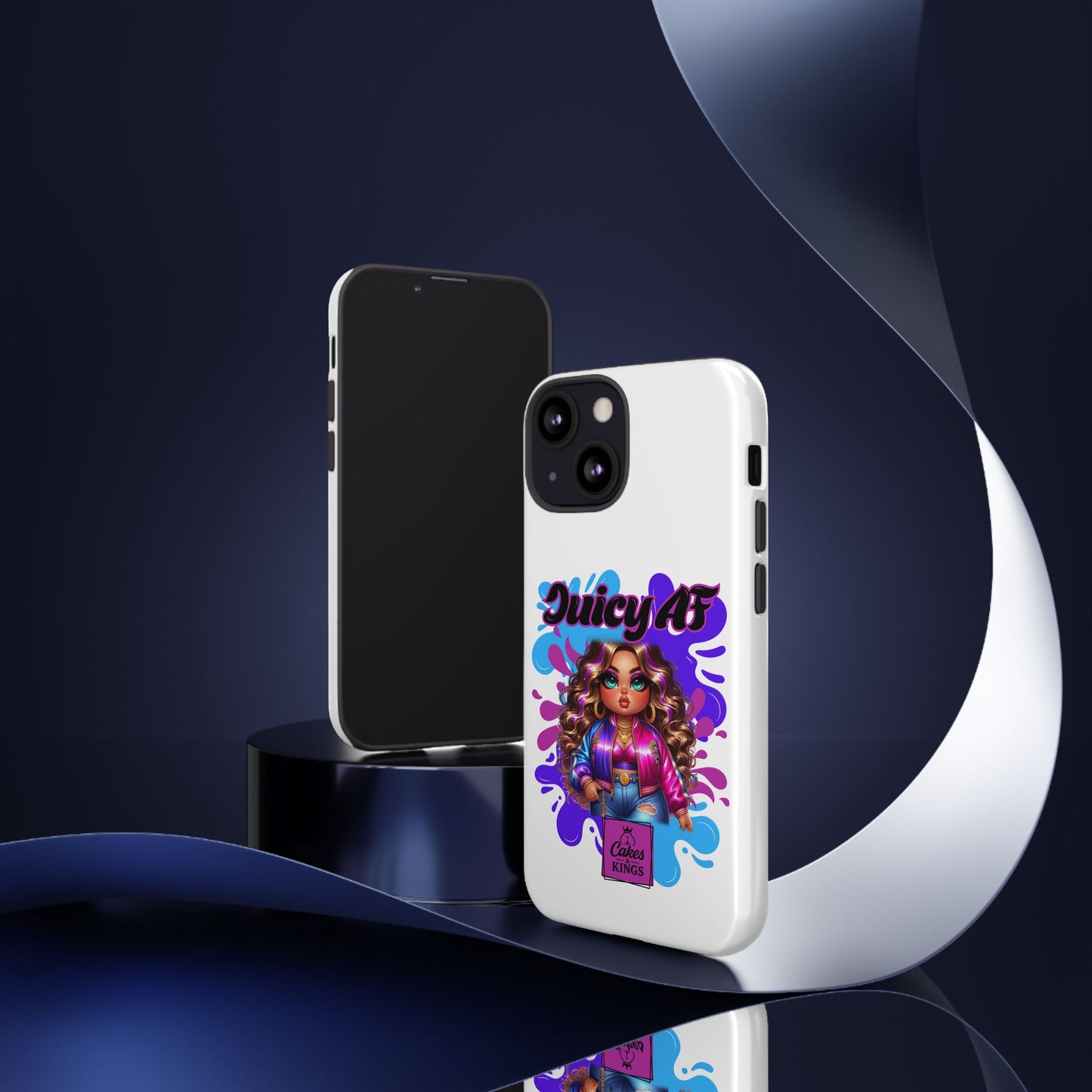Juicy AF Phone Case, Trendy Phone Cover, Stylish Smartphone Accessory, Unique Gift for Her, Fun Pop Art Case