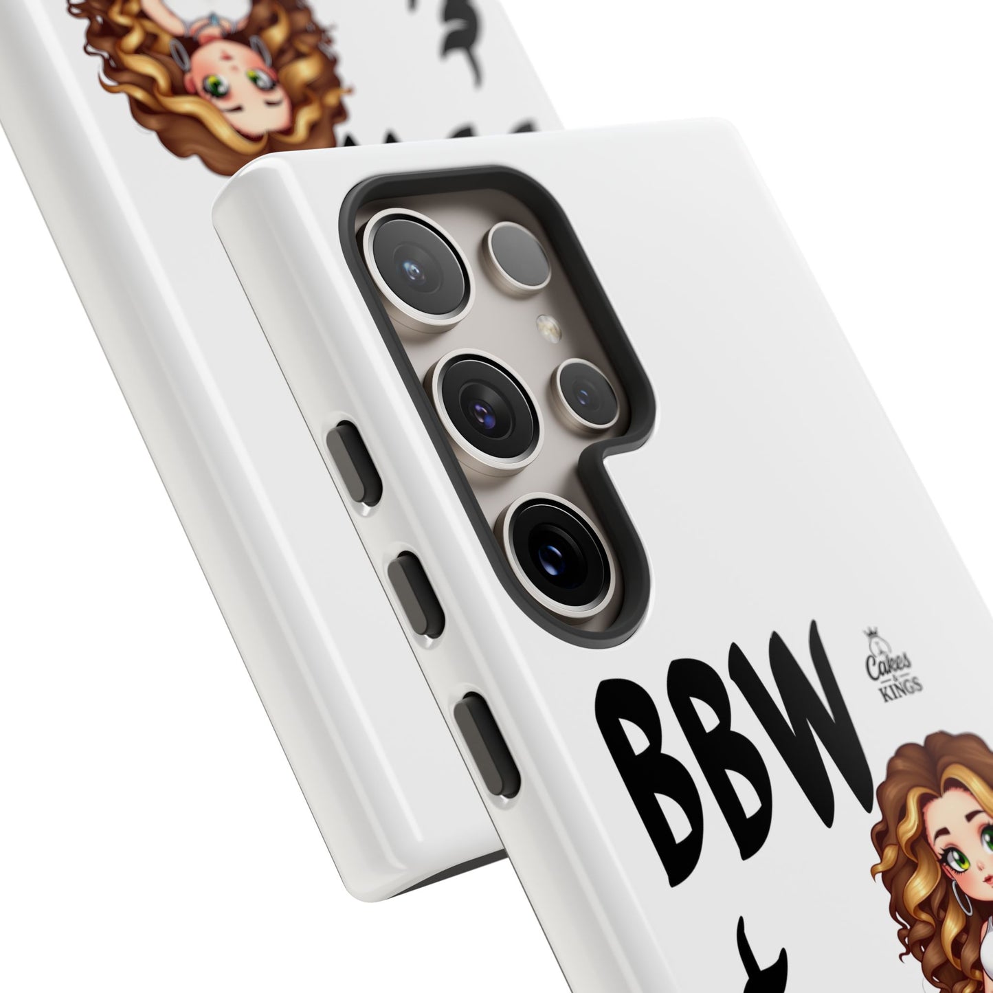 BBW & Bougie Phone Case, Cute Phone Cover for Plus Size Empowerment, Fun Gift for Friends, Motivational Case for Holidays