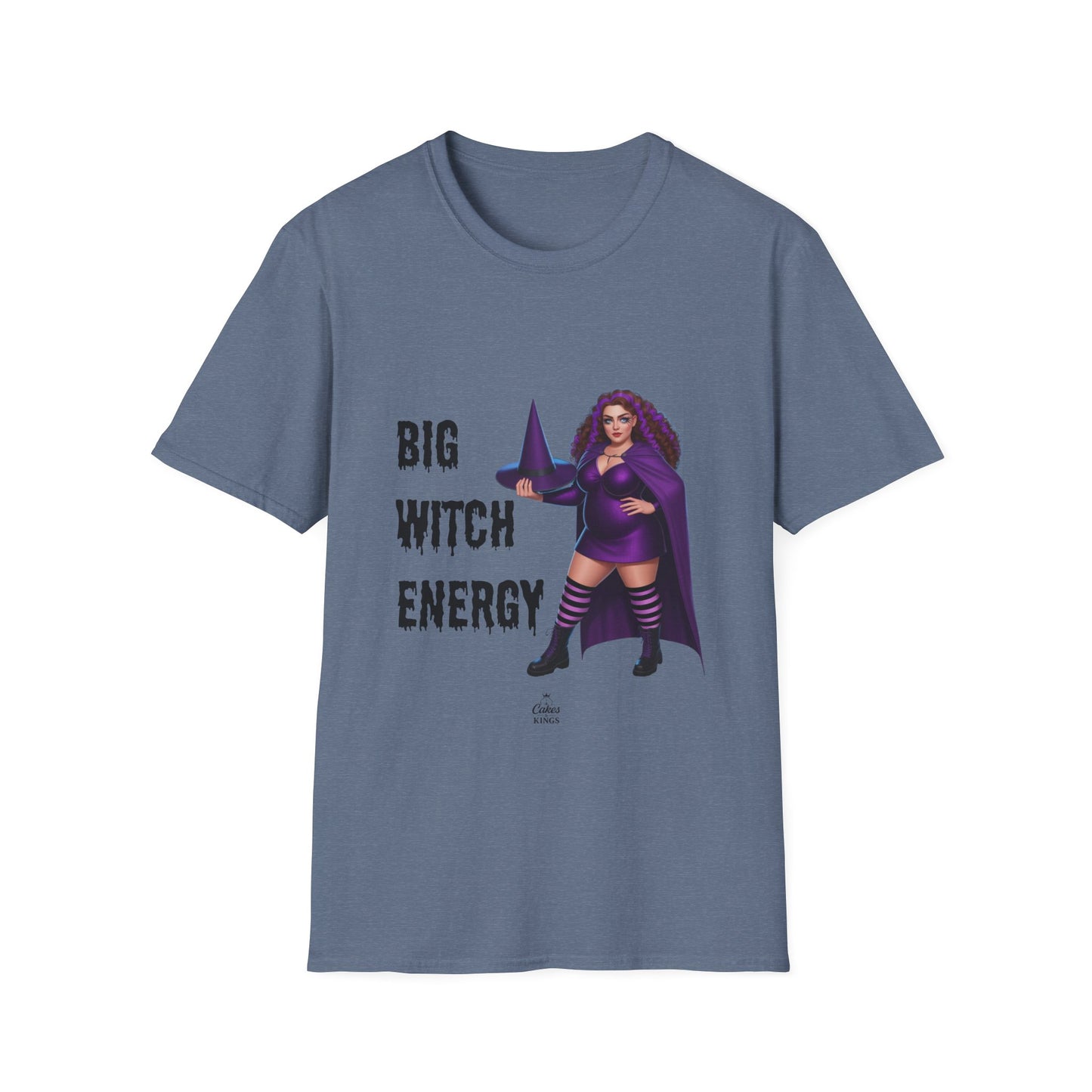 Big Witch Energy Unisex Softstyle T-Shirt, Witchy Tee, Halloween Shirt, Gift for Witches, Cozy Graphic Tee, Empowering Casual Wear