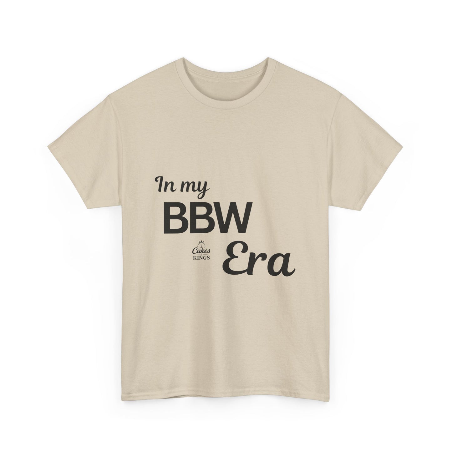 Unisex Cotton Tee - 'In my BBW Era' Shirt, Casual Fashion, Plus Size Apparel, Gift for Body Positivity, Trendy Outfit
