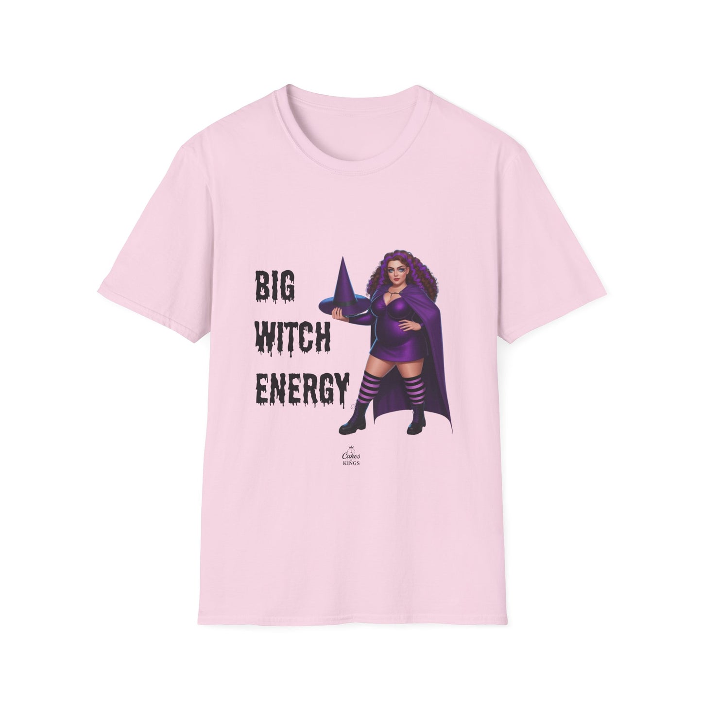Big Witch Energy Unisex Softstyle T-Shirt, Witchy Tee, Halloween Shirt, Gift for Witches, Cozy Graphic Tee, Empowering Casual Wear