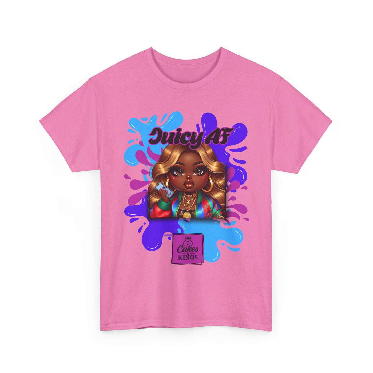 Juicy AF Graphic Tee - Bold Fashion Statement, Unisex T-Shirt, Trendy Casual Wear, Gift for Friends, Summer Style