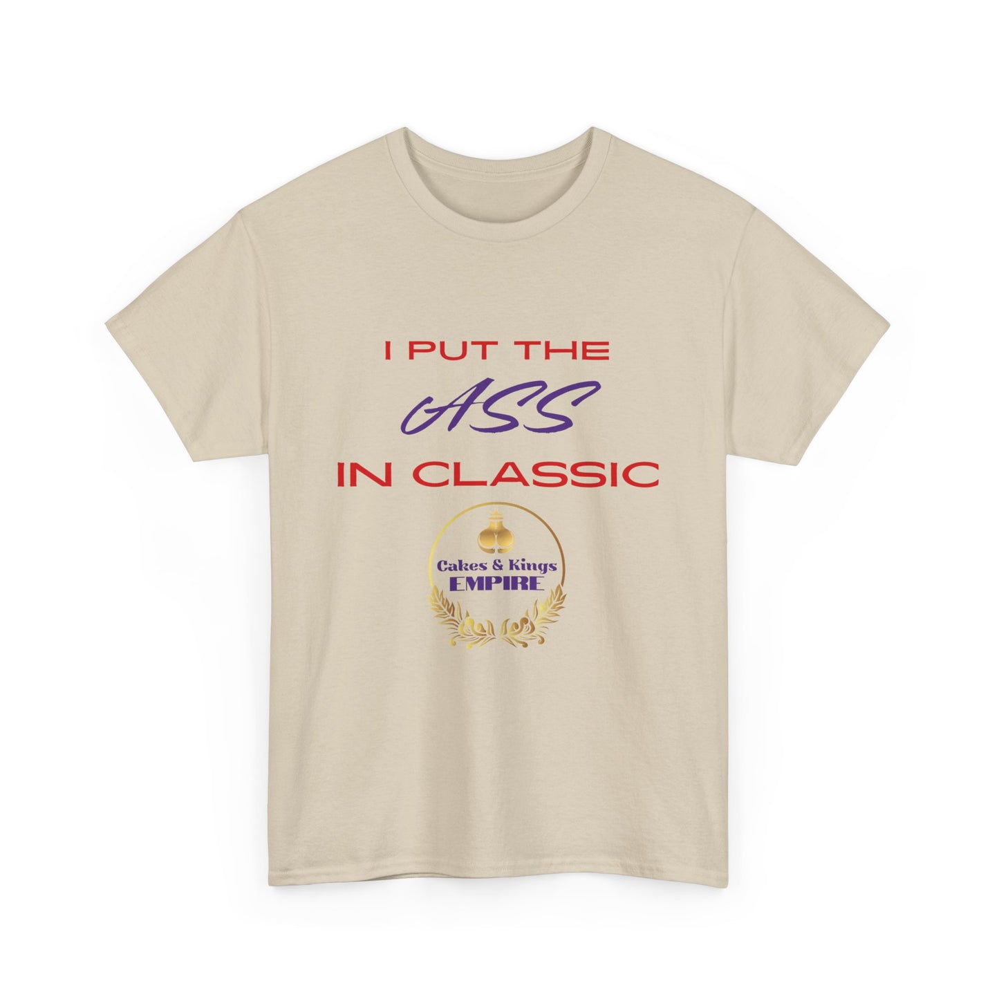 Unisex Heavy Cotton Tee - I Put the Sass in Classic, Casual Style, Gift for Friends, Trendy T-Shirt, Everyday Wear, Unique Apparel