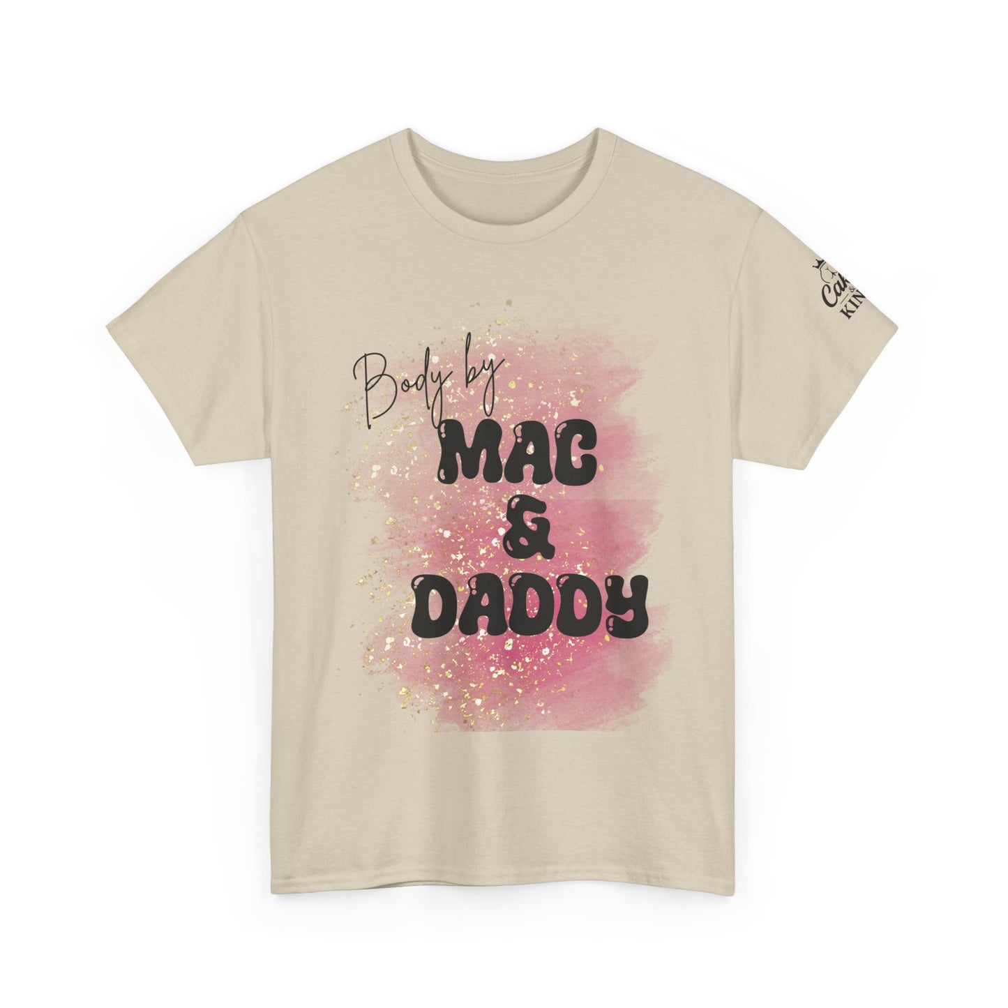 Body by Mac & Daddy - Unisex Heavy Cotton Tee, Casual Shirt, Gift for Him/Her, Summer Outfit, Funny T-Shirt, Trendy Fashion