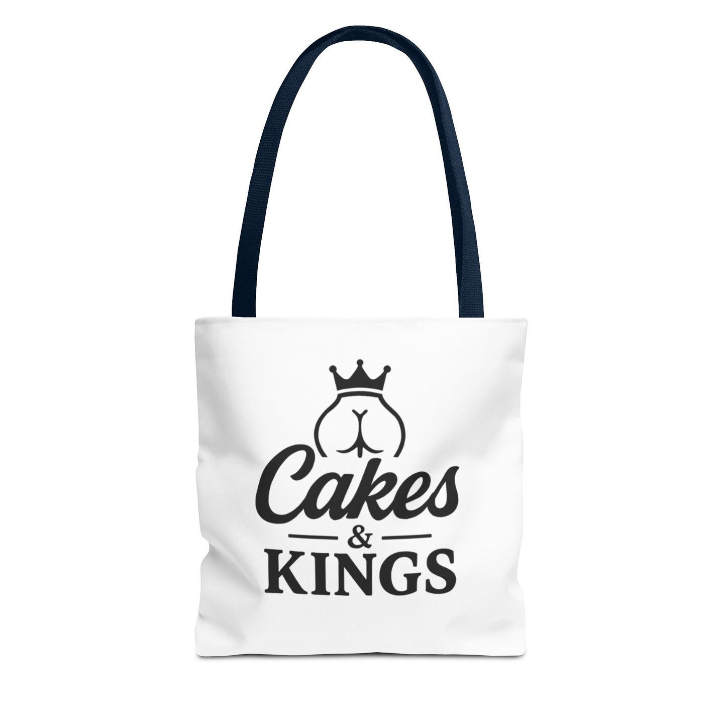 Cakes & Kings Tote Bag, Stylish Reusable Bag, Gift for Bakers, Travel Tote, Eco-Friendly Shopping Bag, Fun Kitchen Accessory