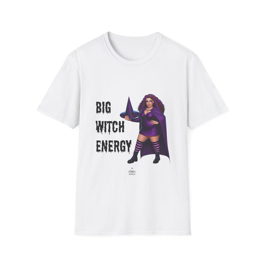 Big Witch Energy Unisex Softstyle T-Shirt, Witchy Tee, Halloween Shirt, Gift for Witches, Cozy Graphic Tee, Empowering Casual Wear