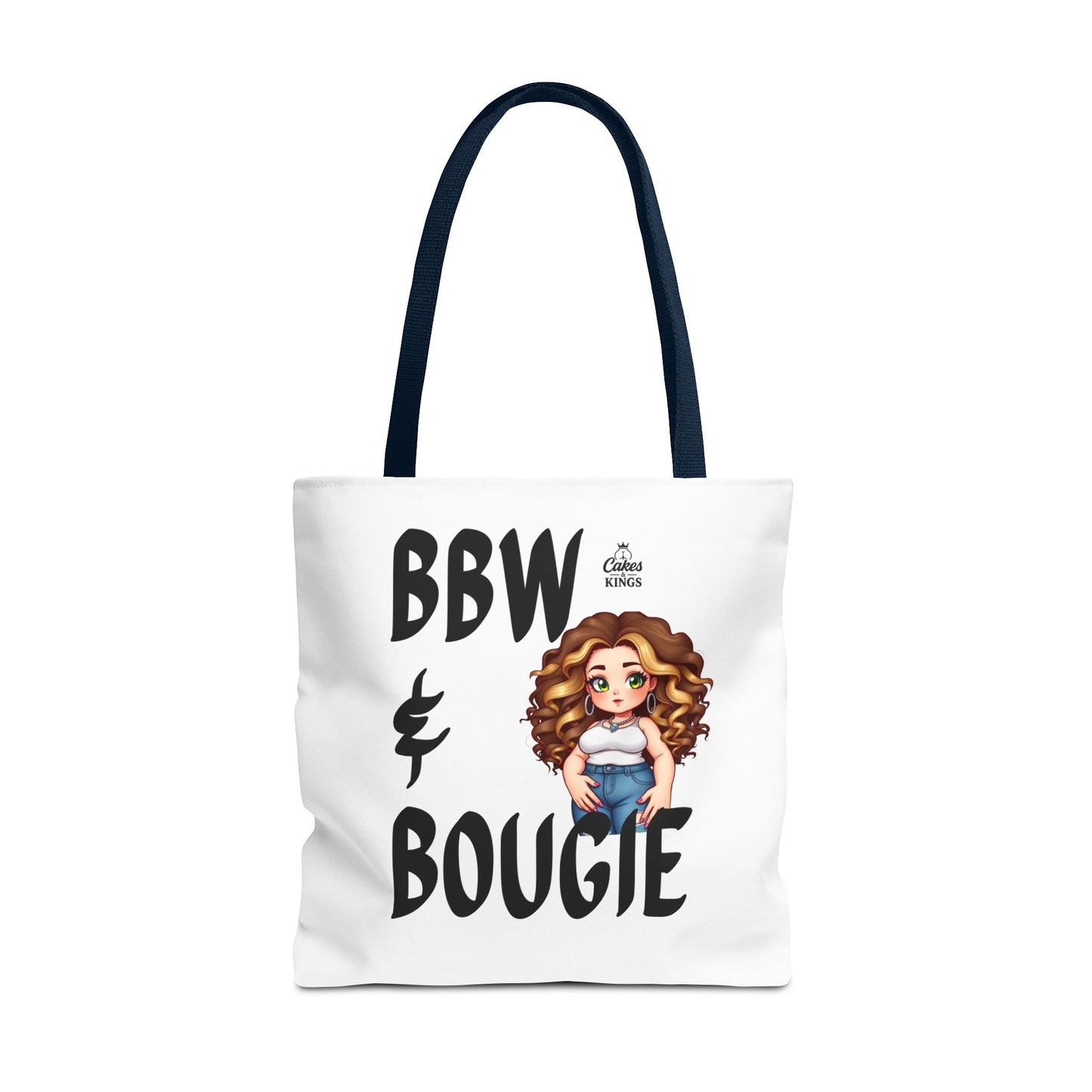 Chic BBW & Bougie Tote Bag for Everyday Use, Stylish Shopping, Gift for Her, Fashion Accessory, Cute Graphic Bag