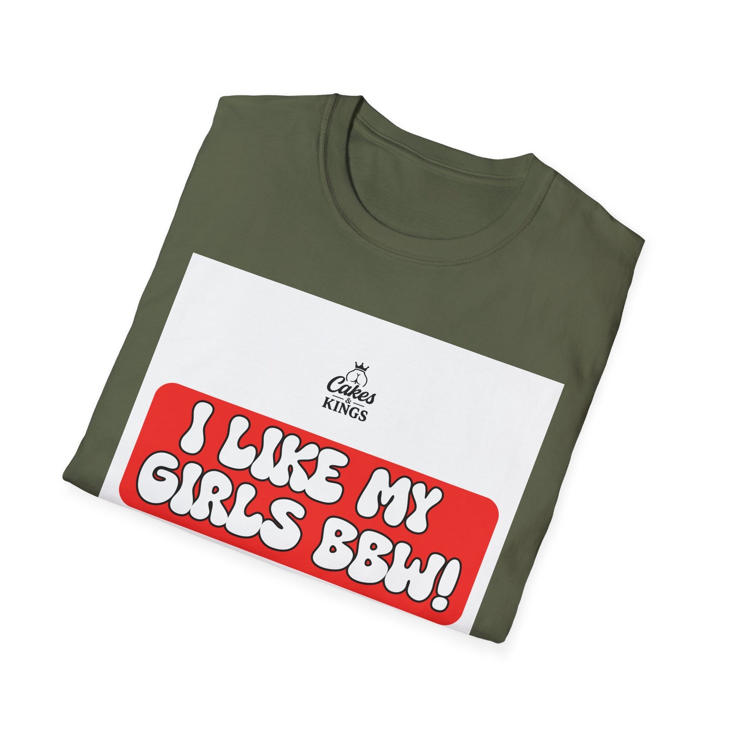 Fun and Playful Unisex Softstyle T-Shirt - 'I Like My Girls BBW' | Casual Wear, Gift for Friends, Humor Tee, Pride Celebration, [...]