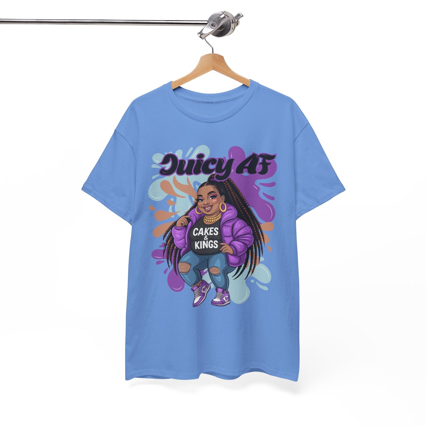 Juicy AS Heavy Cotton Tee, Funny Graphic Tee, plus-size shirt, casual wear, unique gift, trendy apparel