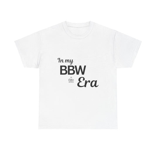 Unisex Cotton Tee - 'In my BBW Era' Shirt, Casual Fashion, Plus Size Apparel, Gift for Body Positivity, Trendy Outfit