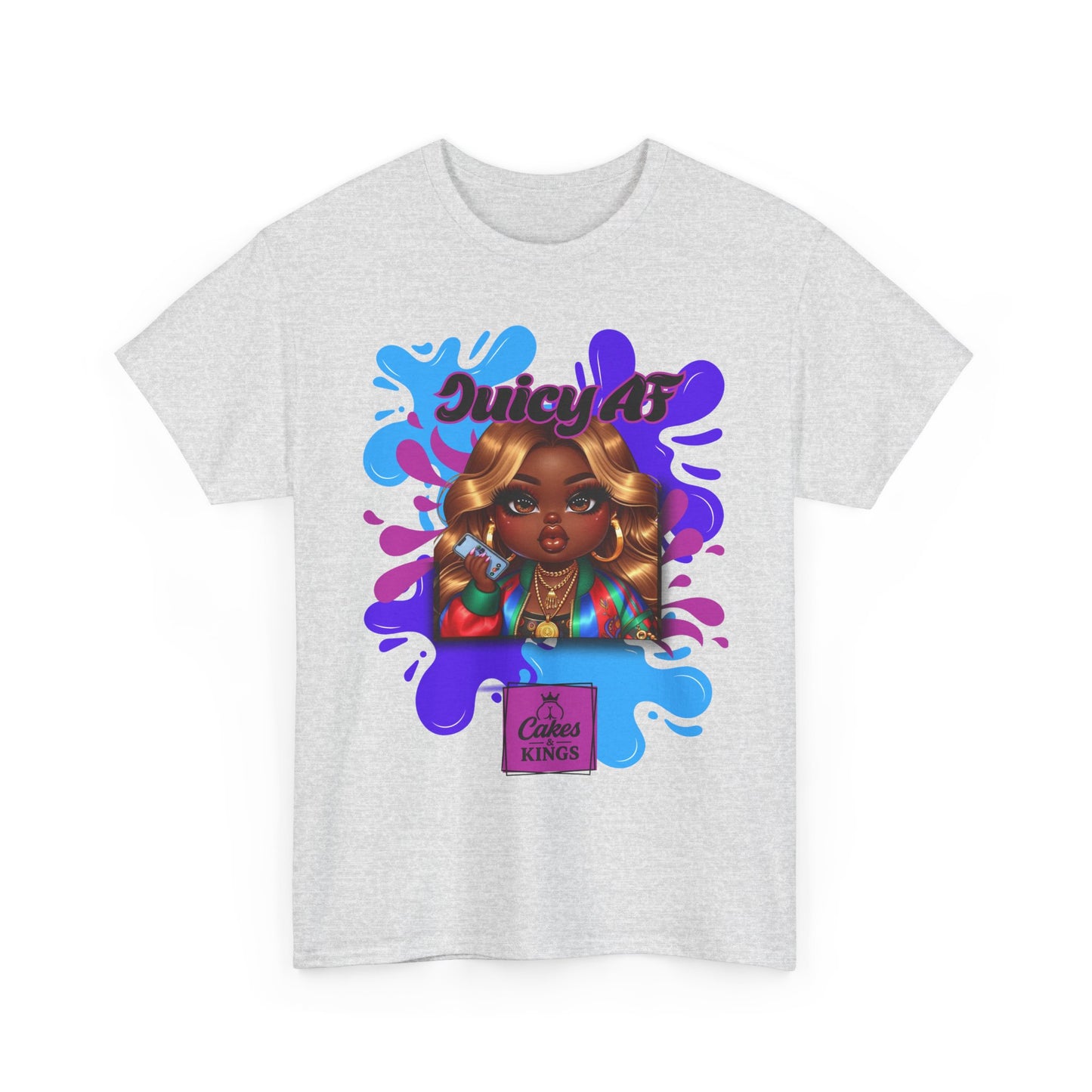 Juicy AF Graphic Tee - Bold Fashion Statement, Unisex T-Shirt, Trendy Casual Wear, Gift for Friends, Summer Style