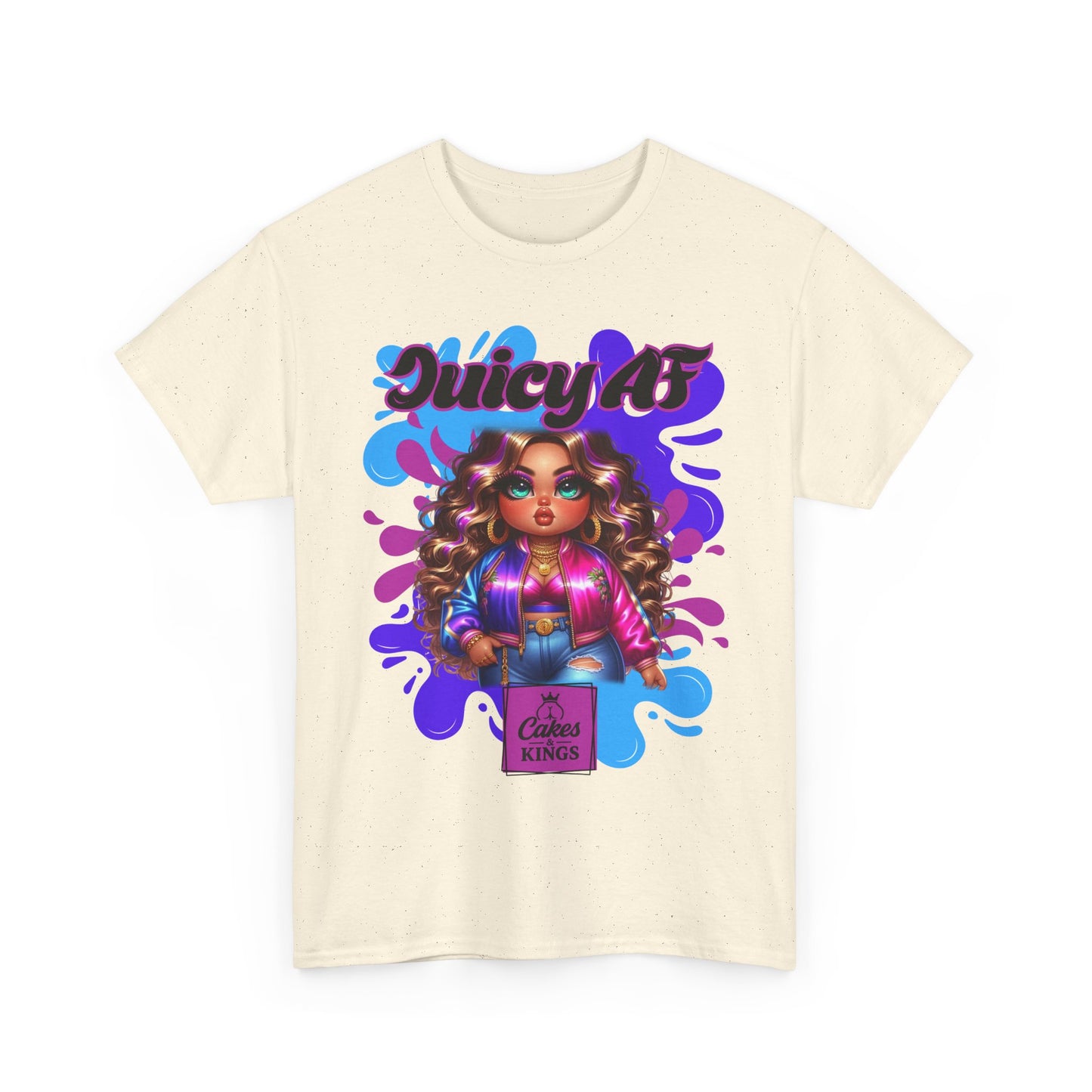 Juicy AF Graphic Tee, Fun Unisex T-Shirt for Everyday Wear, Gifts for Friends, Birthday Celebration, Fashion Statement, Streetwear Style