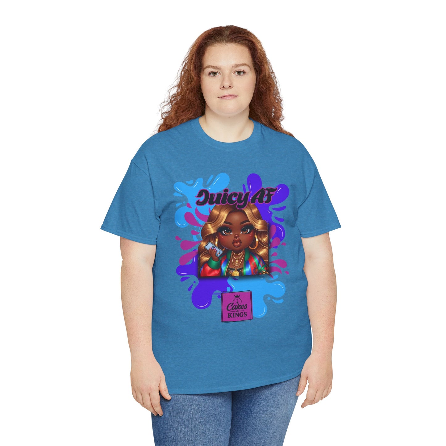 Juicy AF Graphic Tee - Bold Fashion Statement, Unisex T-Shirt, Trendy Casual Wear, Gift for Friends, Summer Style