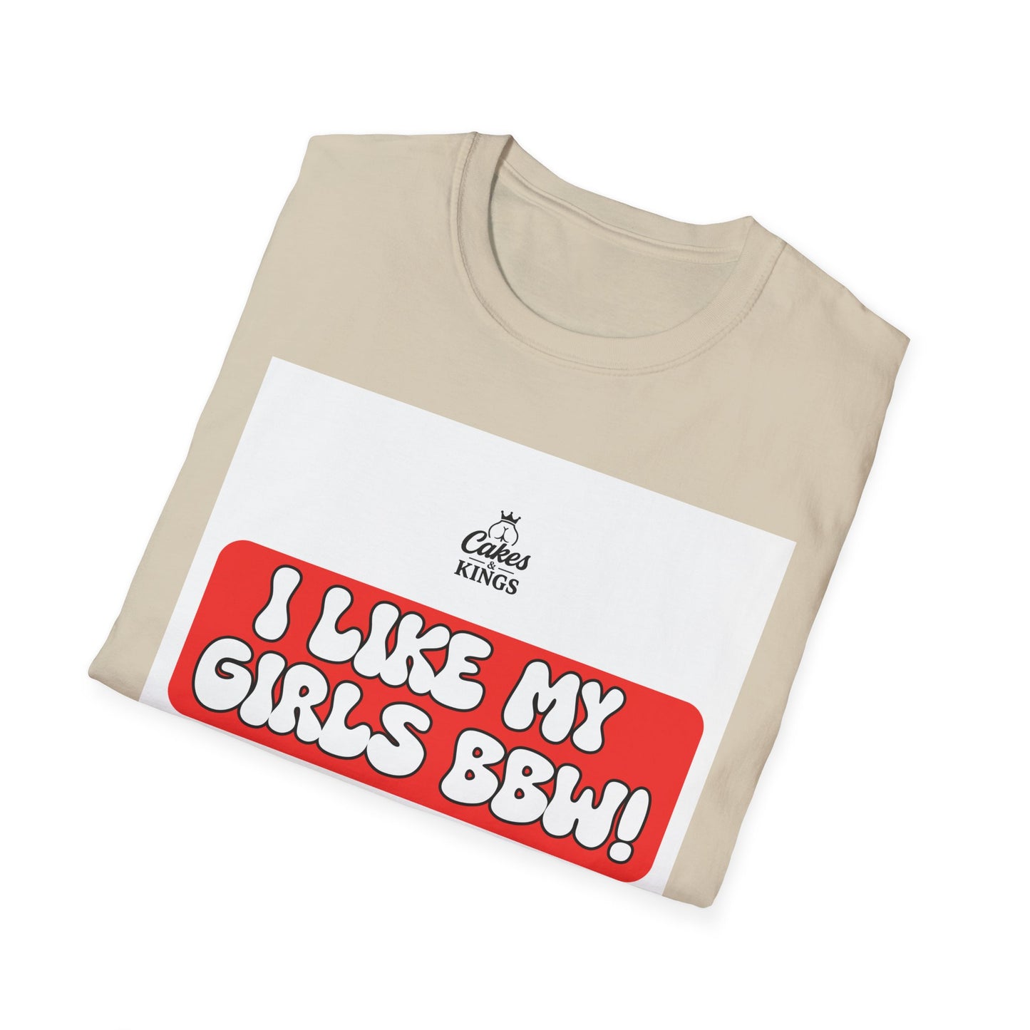 Fun and Playful Unisex Softstyle T-Shirt - 'I Like My Girls BBW' | Casual Wear, Gift for Friends, Humor Tee, Pride Celebration, [...]