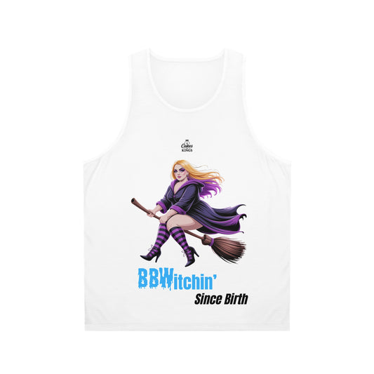 BBWitchin' Since Birth Tank Top - Unisex Witchy Apparel for Halloween, Witchcraft Lovers, Summer Fun, Casual Wear, Unique Gift Idea