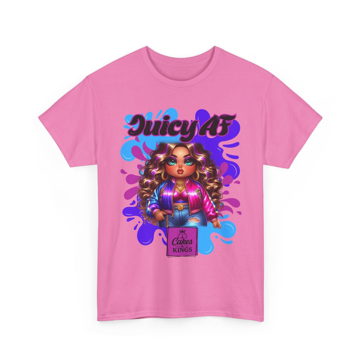 Juicy AF Graphic Tee, Fun Unisex T-Shirt for Everyday Wear, Gifts for Friends, Birthday Celebration, Fashion Statement, Streetwear Style