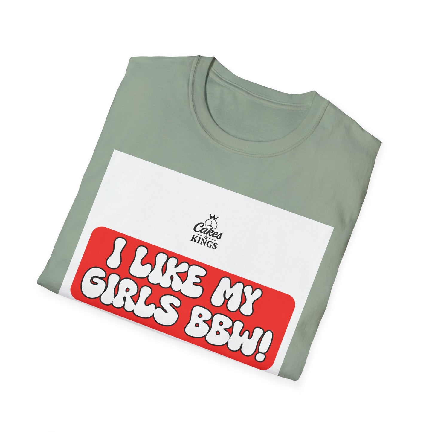 Fun and Playful Unisex Softstyle T-Shirt - 'I Like My Girls BBW' | Casual Wear, Gift for Friends, Humor Tee, Pride Celebration, [...]
