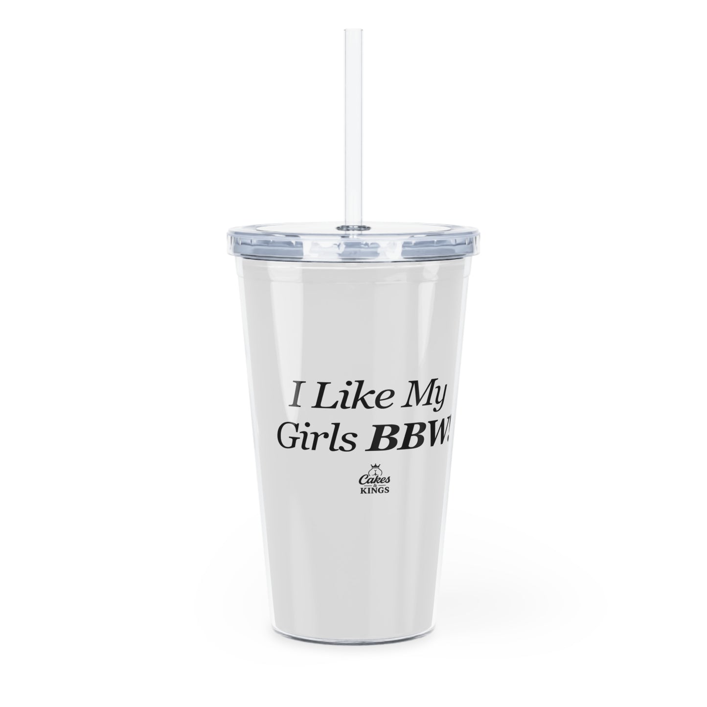 Plastic Tumbler with Straw - Charming Drinkware for BBW Enthusiasts, Great for Gifting, Everyday Hydration, Parties, Celebrations, and [...]