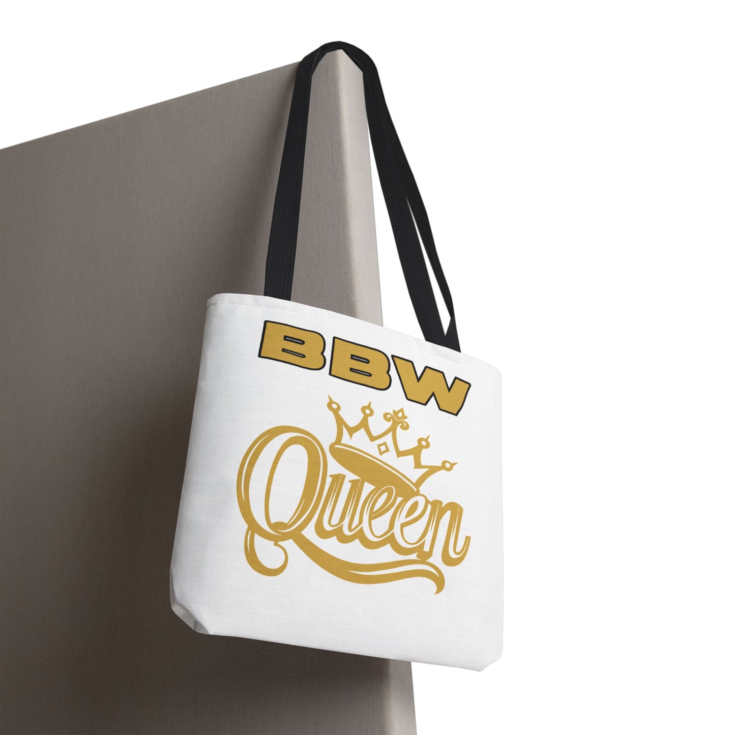 BBW Queen Tote Bag, Stylish Carryall for Plus Size Empowerment, Perfect Gift, Motivational Bag, Everyday Use, Fashion Accessory