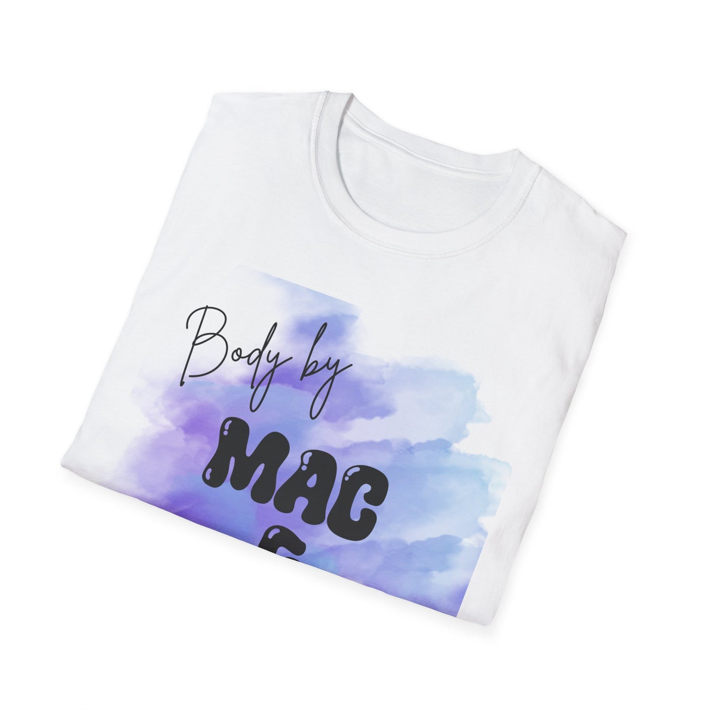 Body by Mac & Daddy Unisex Softstyle T-Shirt,  BBW, Curvy Girl shirt Trendy Graphic Tee