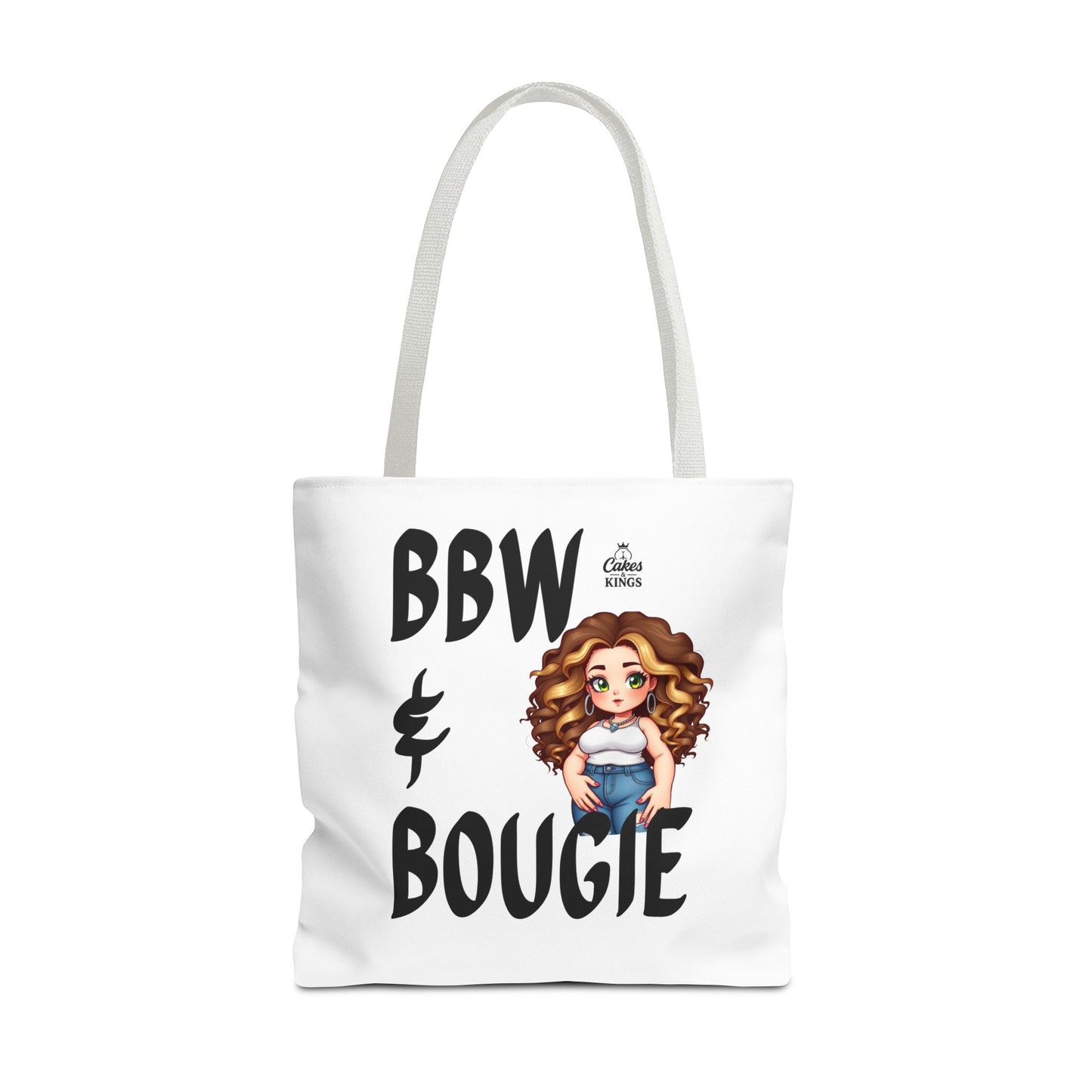 Chic BBW & Bougie Tote Bag for Everyday Use, Stylish Shopping, Gift for Her, Fashion Accessory, Cute Graphic Bag