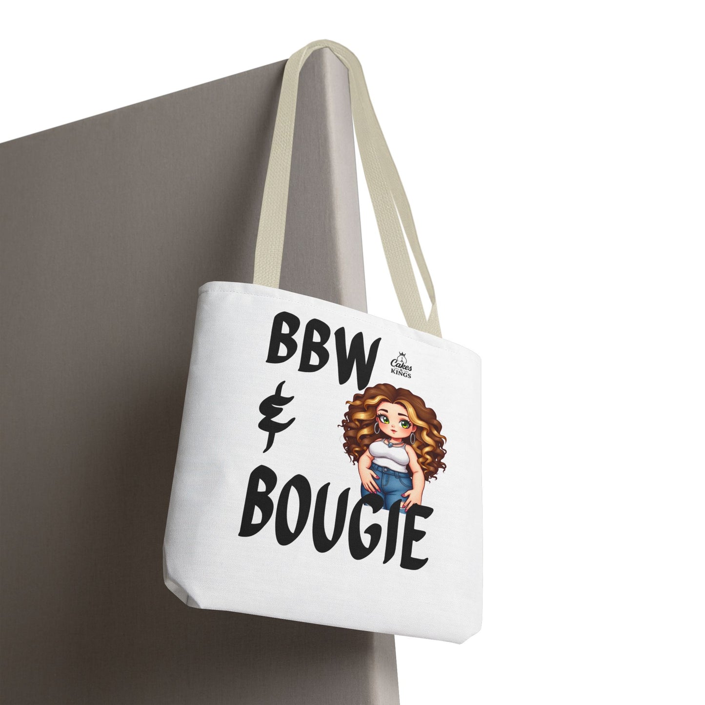 Chic BBW & Bougie Tote Bag for Everyday Use, Stylish Shopping, Gift for Her, Fashion Accessory, Cute Graphic Bag