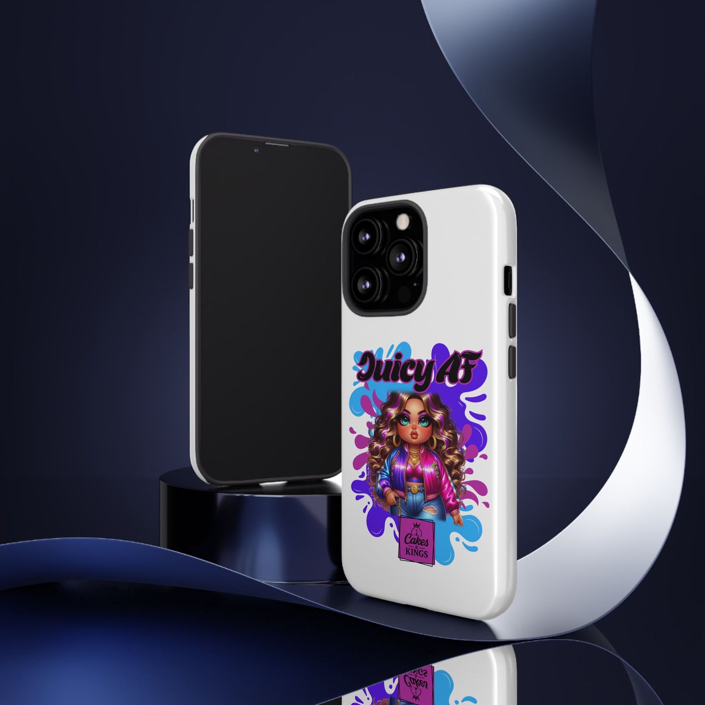 Juicy AF Phone Case, Trendy Phone Cover, Stylish Smartphone Accessory, Unique Gift for Her, Fun Pop Art Case