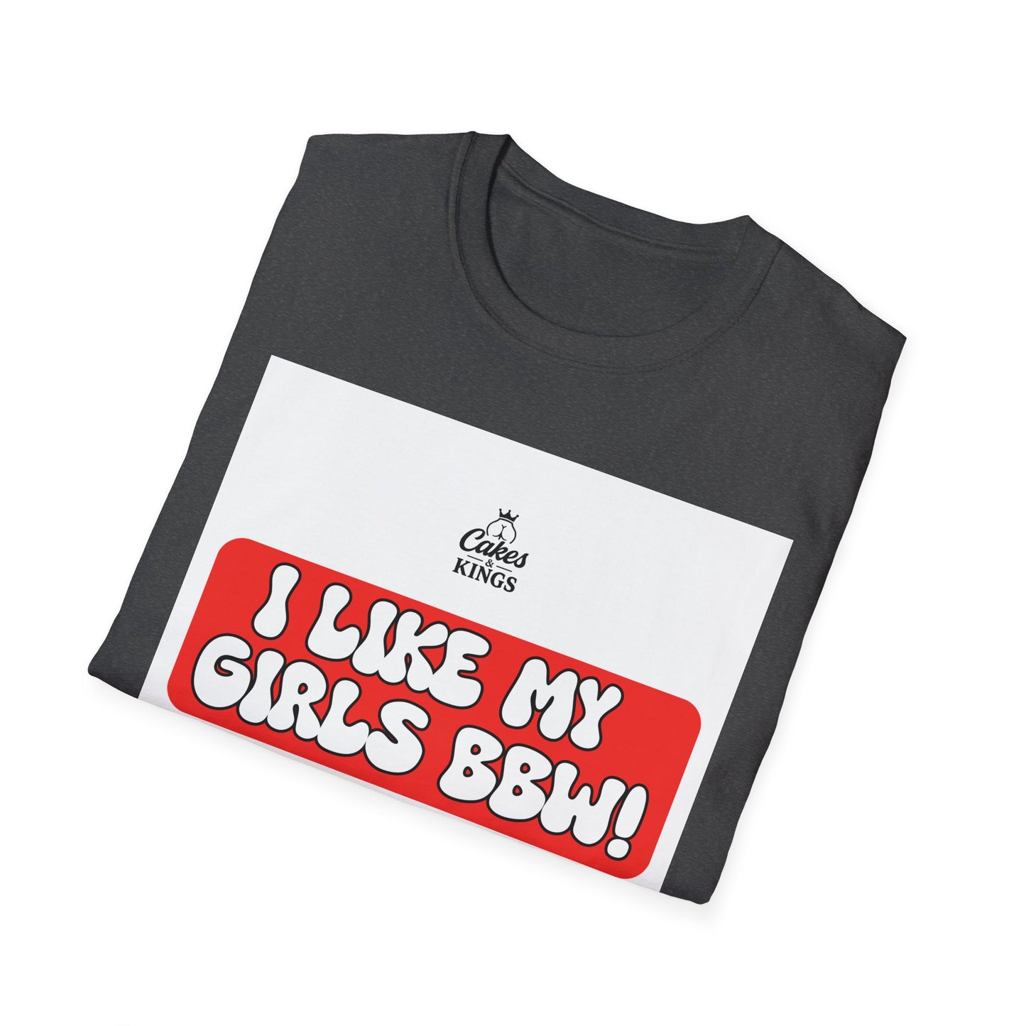 Fun and Playful Unisex Softstyle T-Shirt - 'I Like My Girls BBW' | Casual Wear, Gift for Friends, Humor Tee, Pride Celebration, [...]