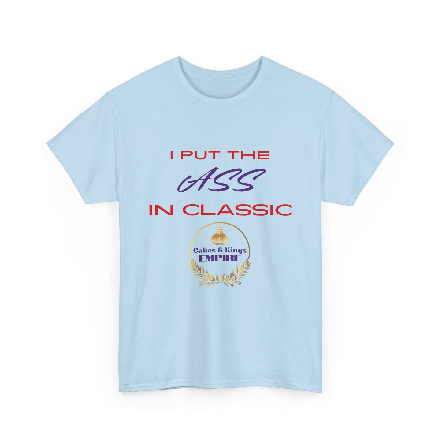 Unisex Heavy Cotton Tee - I Put the Sass in Classic, Casual Style, Gift for Friends, Trendy T-Shirt, Everyday Wear, Unique Apparel