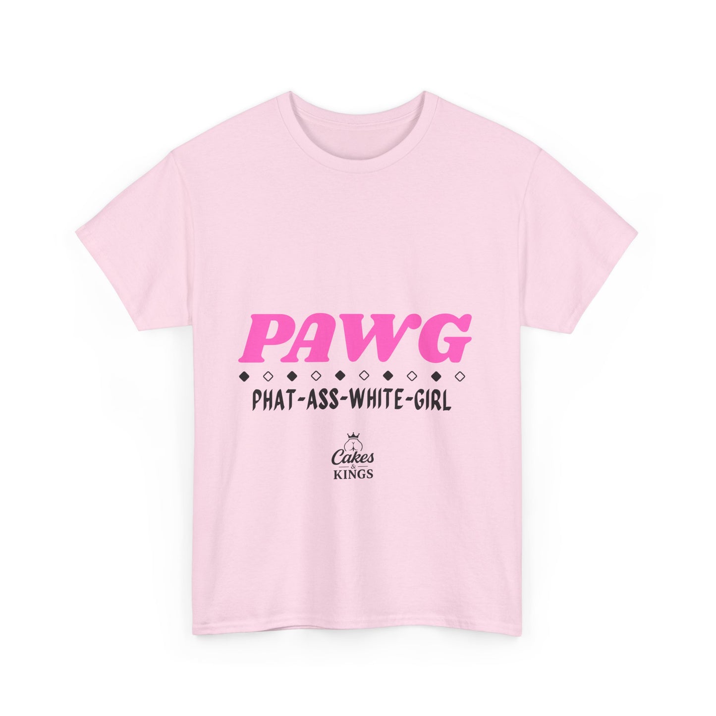 PAWG - Phat Ass White Gril, Unisex Graphic Tee: Fun & Playful PUAG Shirt for Casual Wear, Gifts, Parties, Street Style, Everyday Outfit