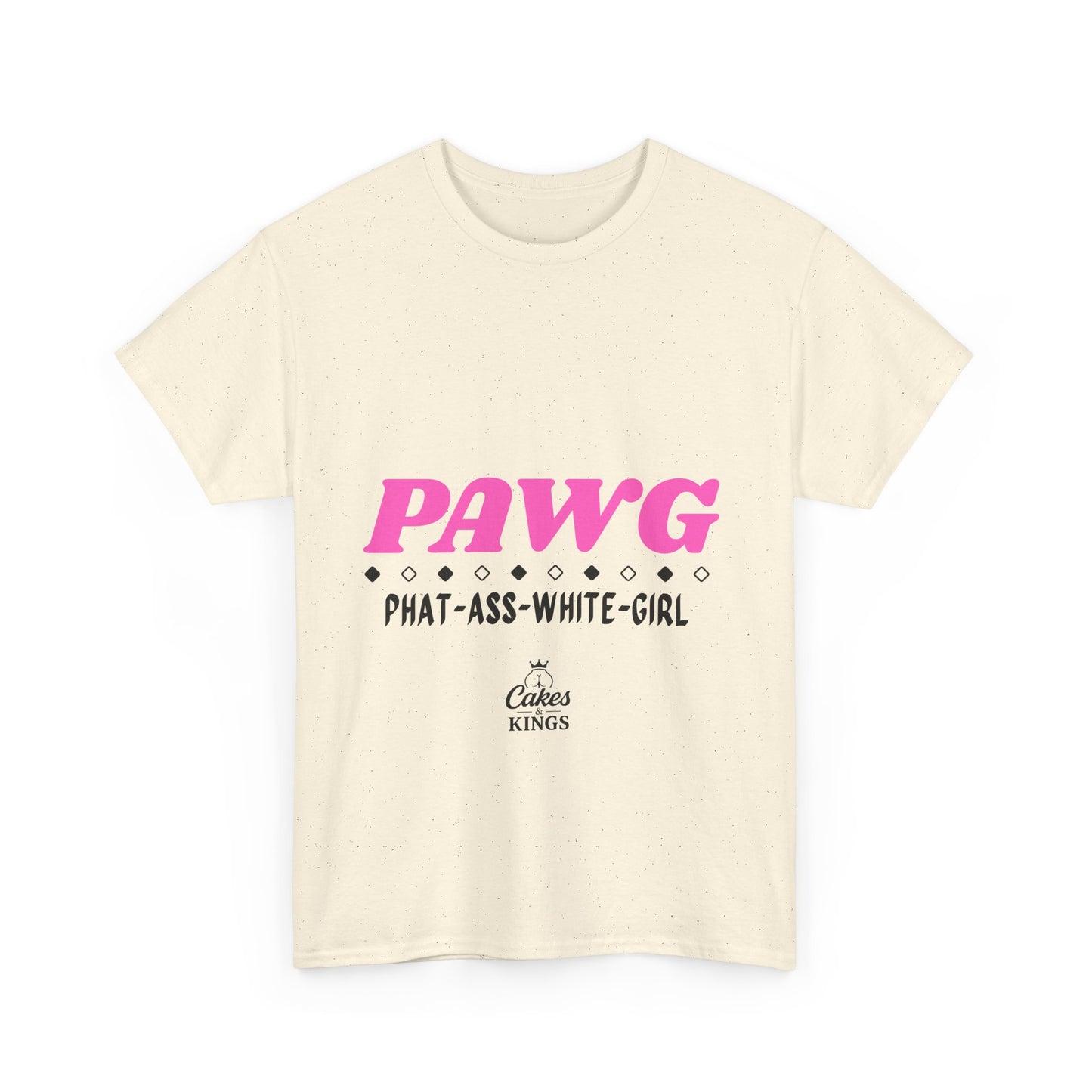 PAWG - Phat Ass White Gril, Unisex Graphic Tee: Fun & Playful PUAG Shirt for Casual Wear, Gifts, Parties, Street Style, Everyday Outfit