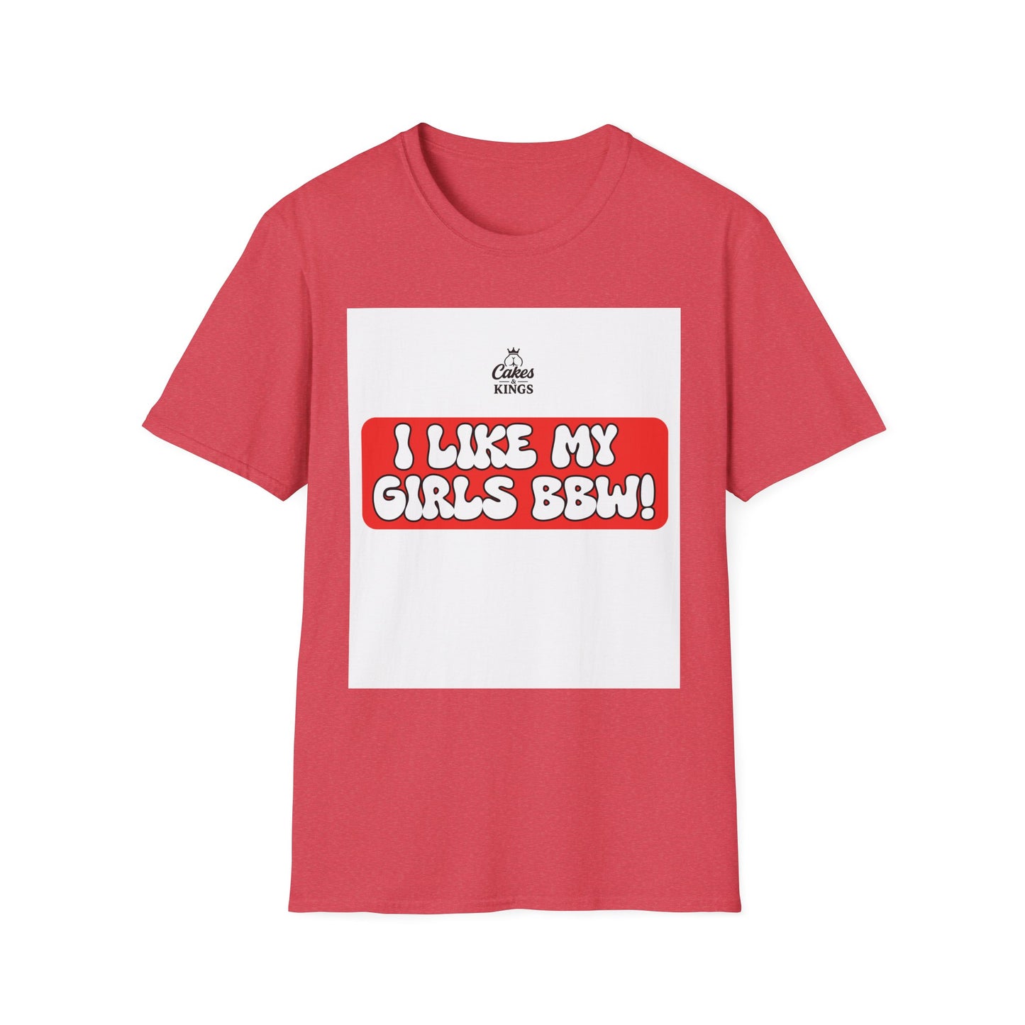 Fun and Playful Unisex Softstyle T-Shirt - 'I Like My Girls BBW' | Casual Wear, Gift for Friends, Humor Tee, Pride Celebration, [...]