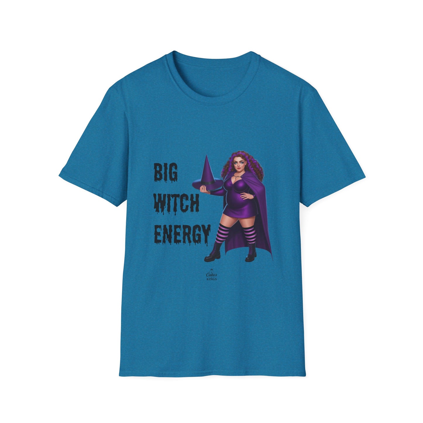 Big Witch Energy Unisex Softstyle T-Shirt, Witchy Tee, Halloween Shirt, Gift for Witches, Cozy Graphic Tee, Empowering Casual Wear