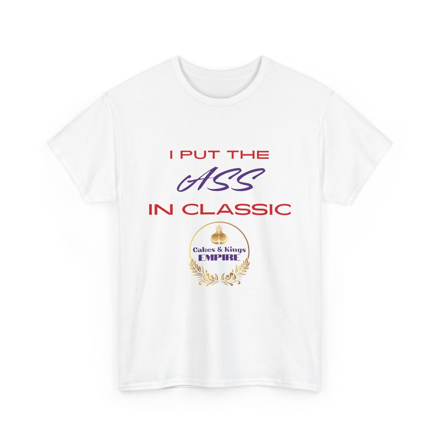 Unisex Heavy Cotton Tee - I Put the Sass in Classic, Casual Style, Gift for Friends, Trendy T-Shirt, Everyday Wear, Unique Apparel