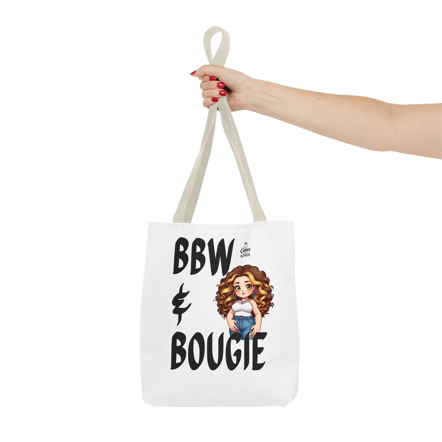 Chic BBW & Bougie Tote Bag for Everyday Use, Stylish Shopping, Gift for Her, Fashion Accessory, Cute Graphic Bag