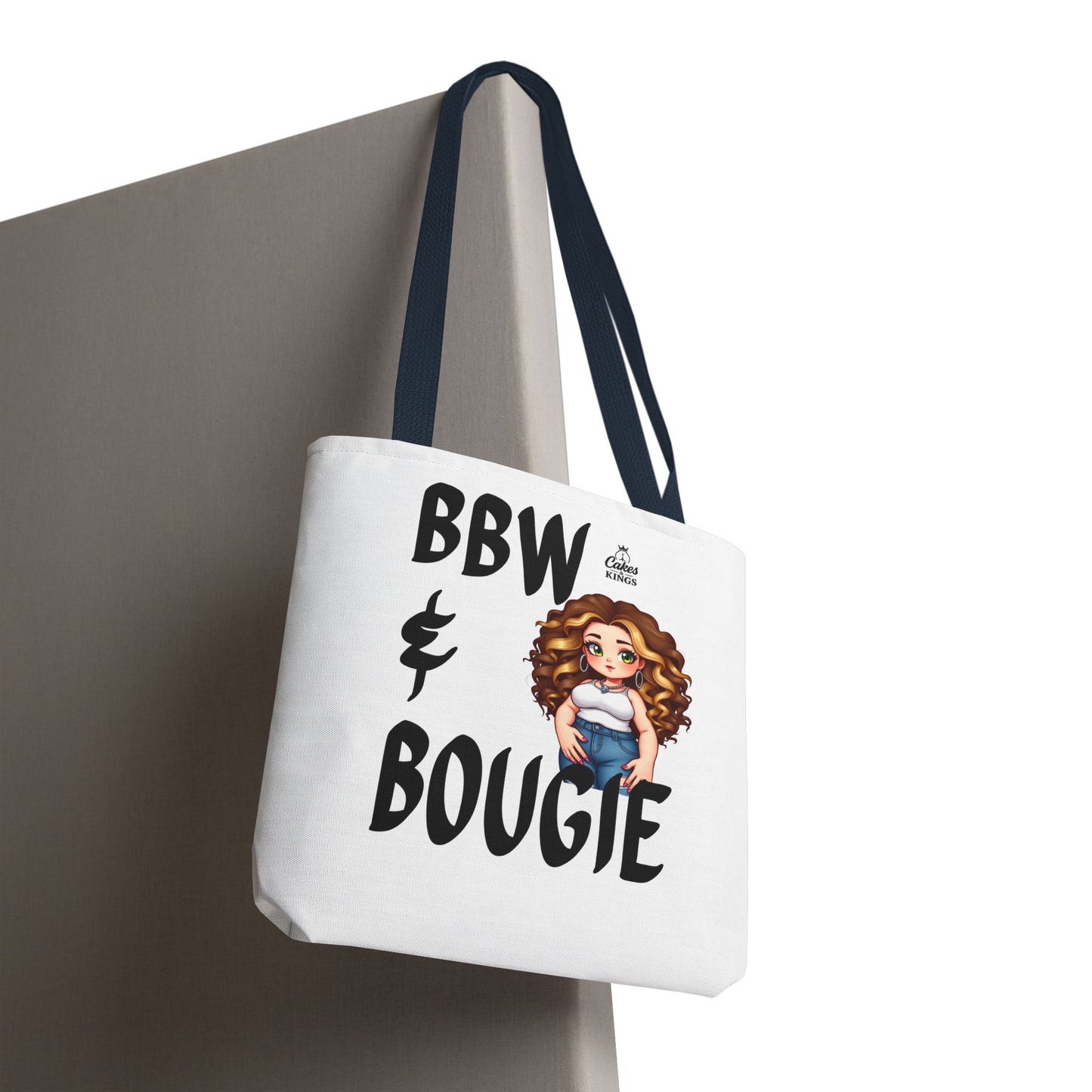 Chic BBW & Bougie Tote Bag for Everyday Use, Stylish Shopping, Gift for Her, Fashion Accessory, Cute Graphic Bag