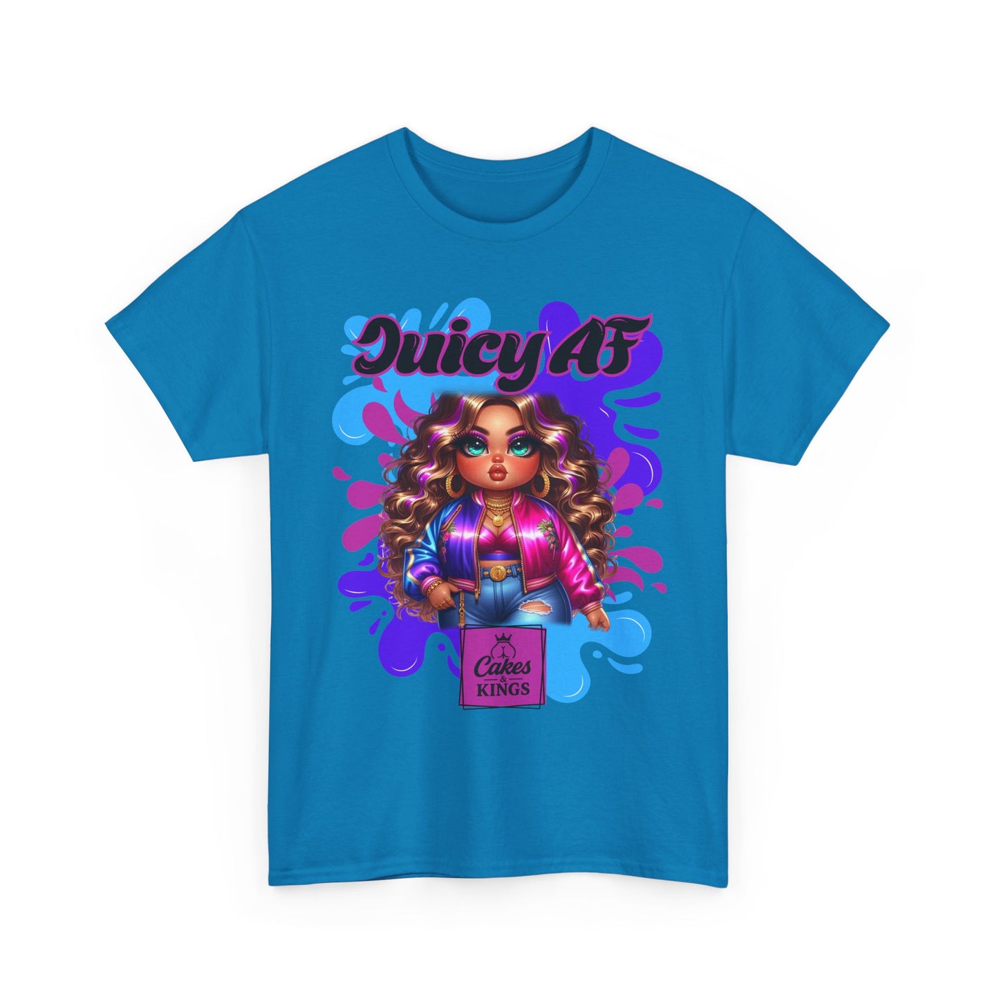 Juicy AF Graphic Tee, Fun Unisex T-Shirt for Everyday Wear, Gifts for Friends, Birthday Celebration, Fashion Statement, Streetwear Style