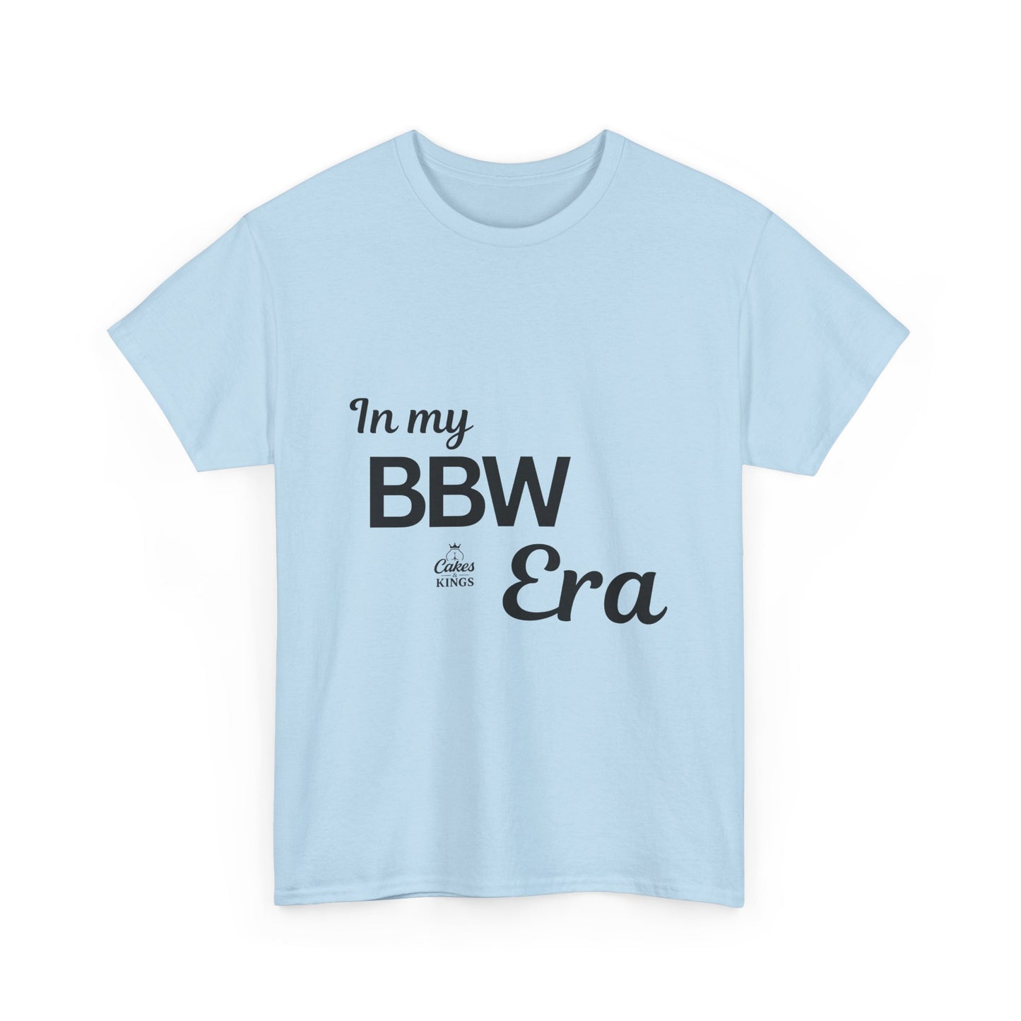 Unisex Cotton Tee - 'In my BBW Era' Shirt, Casual Fashion, Plus Size Apparel, Gift for Body Positivity, Trendy Outfit