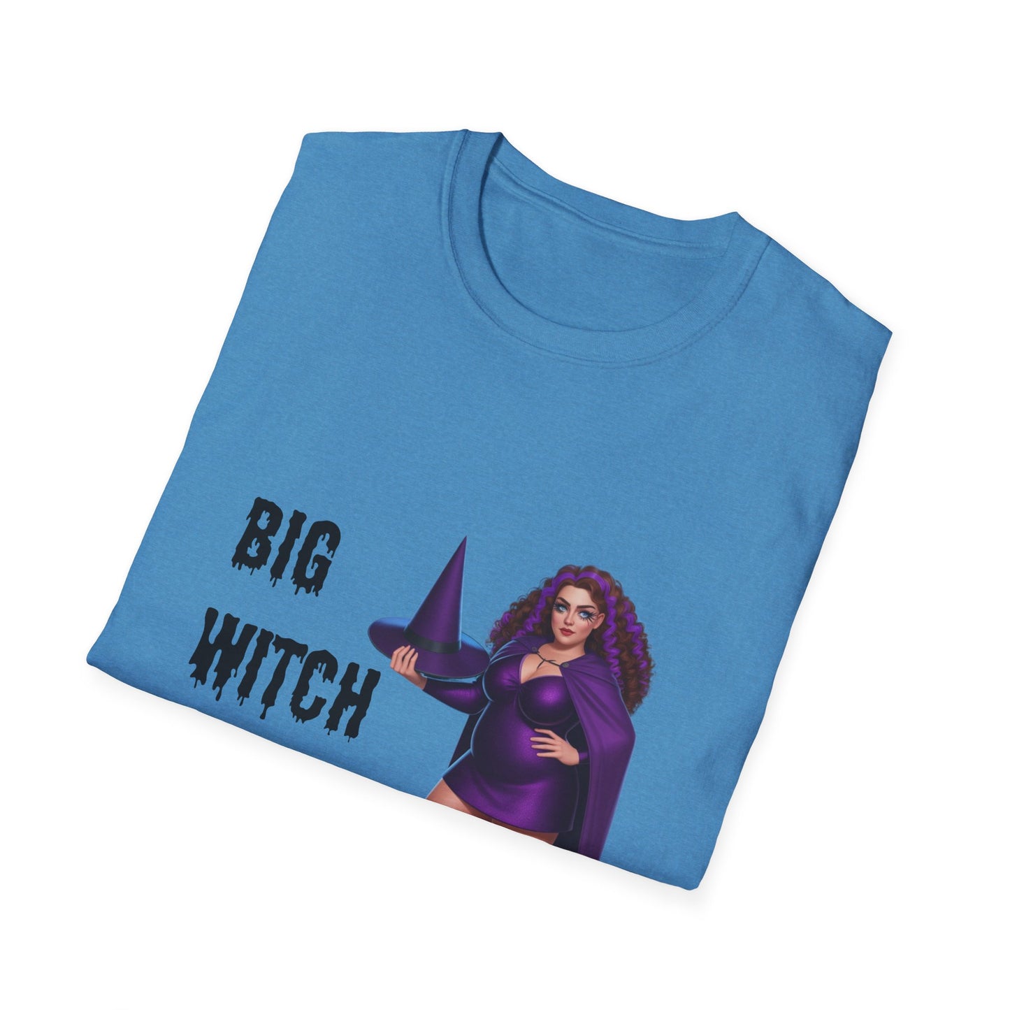 Big Witch Energy Unisex Softstyle T-Shirt, Witchy Tee, Halloween Shirt, Gift for Witches, Cozy Graphic Tee, Empowering Casual Wear