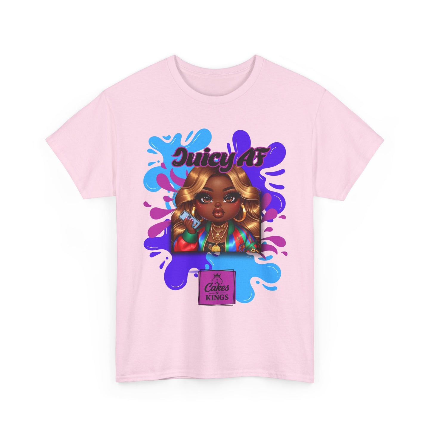 Juicy AF Graphic Tee - Bold Fashion Statement, Unisex T-Shirt, Trendy Casual Wear, Gift for Friends, Summer Style