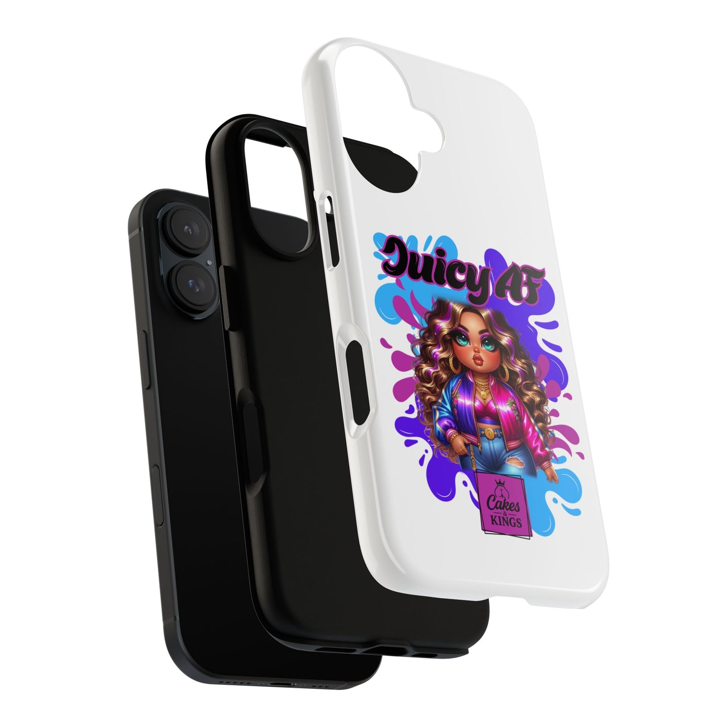 Juicy AF Phone Case, Trendy Phone Cover, Stylish Smartphone Accessory, Unique Gift for Her, Fun Pop Art Case